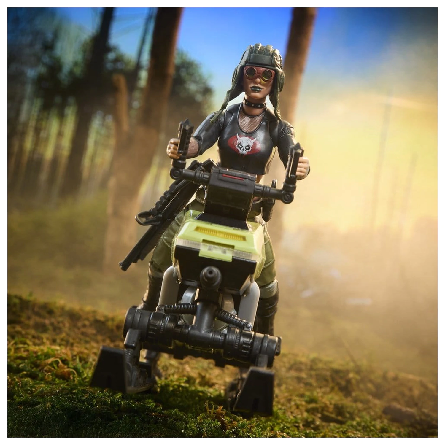 G.I. Joe Classified Series figurina de actiune si set de vehicule #194 Zanya and Dreadnok Chameleon (Swamp Skier) 15 cm poza produsului