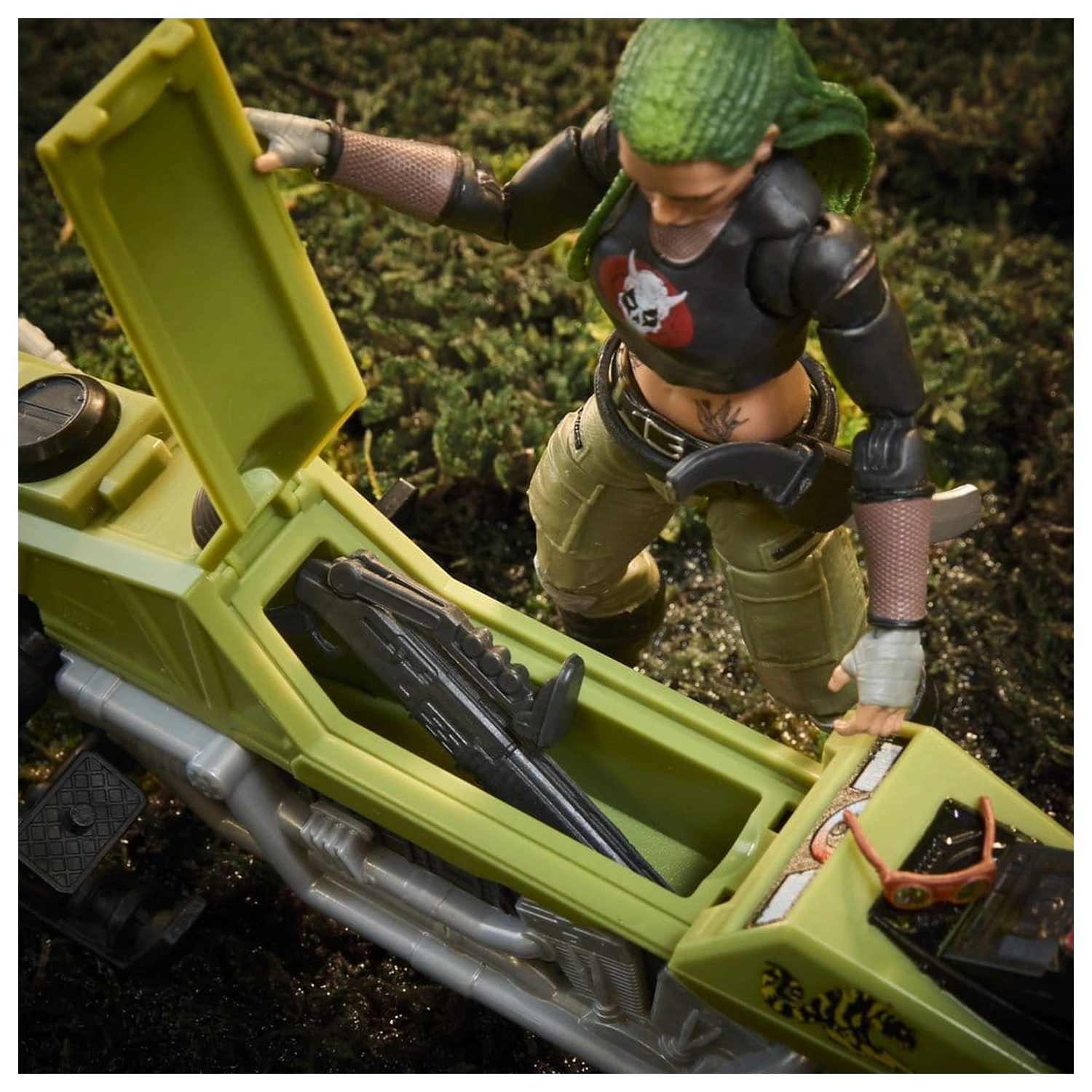 G.I. Joe Classified Series figurina de actiune si set de vehicule #194 Zanya and Dreadnok Chameleon (Swamp Skier) 15 cm poza produsului