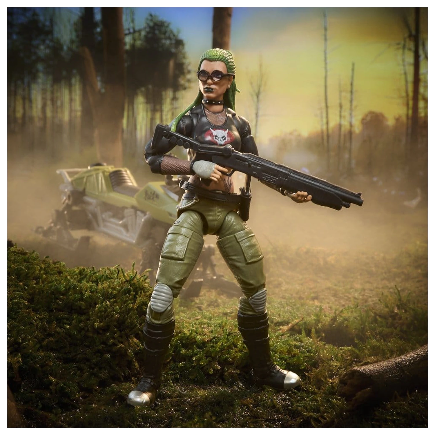 G.I. Joe Classified Series figurina de actiune si set de vehicule #194 Zanya and Dreadnok Chameleon (Swamp Skier) 15 cm poza produsului