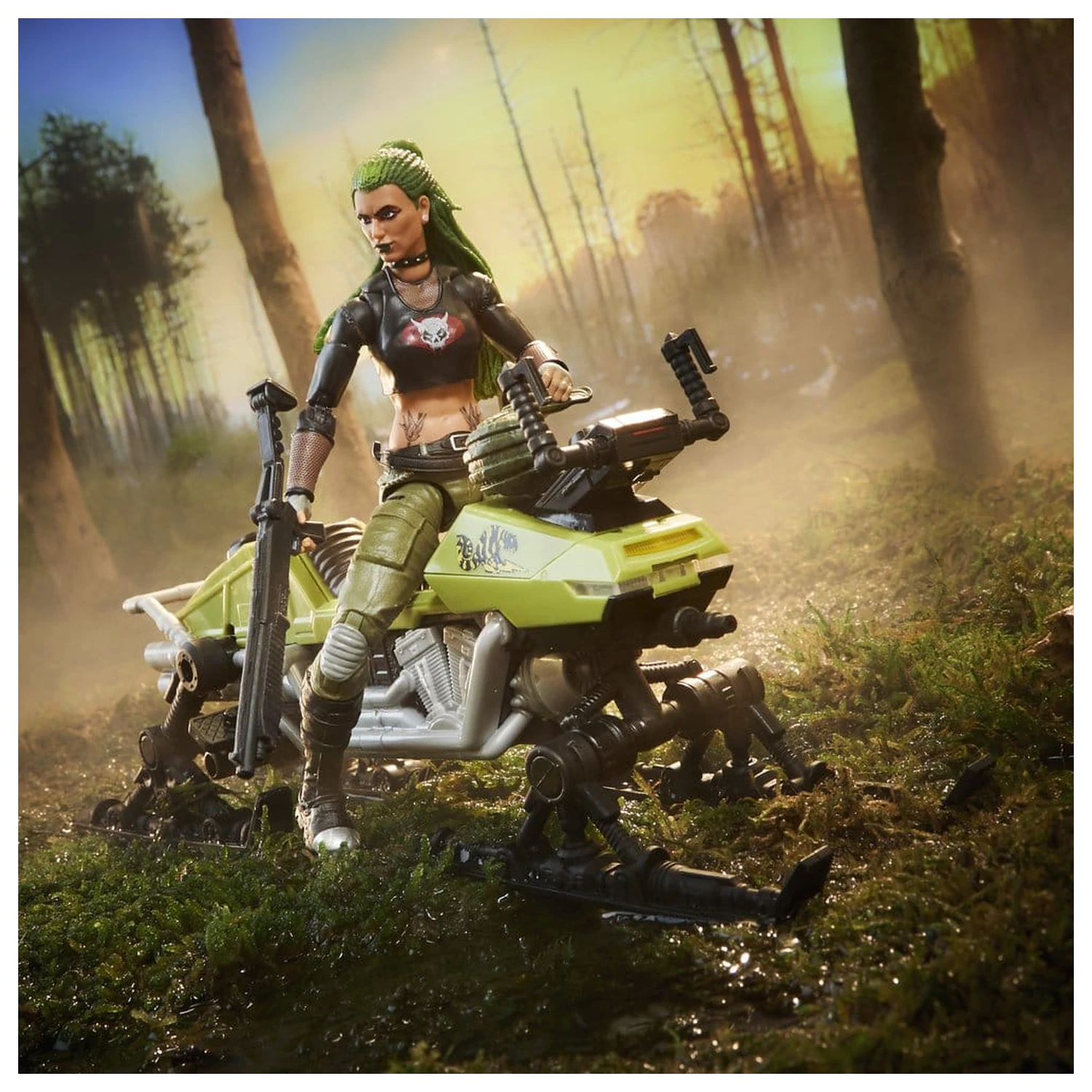 G.I. Joe Classified Series figurina de actiune si set de vehicule #194 Zanya and Dreadnok Chameleon (Swamp Skier) 15 cm poza produsului