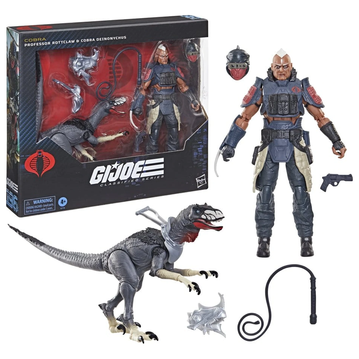 G.I. Joe Classified Series figurina de acțiune 2-pack #196 Professor Rottclaw & Cobra Deinonychus 15 cm poza produsului