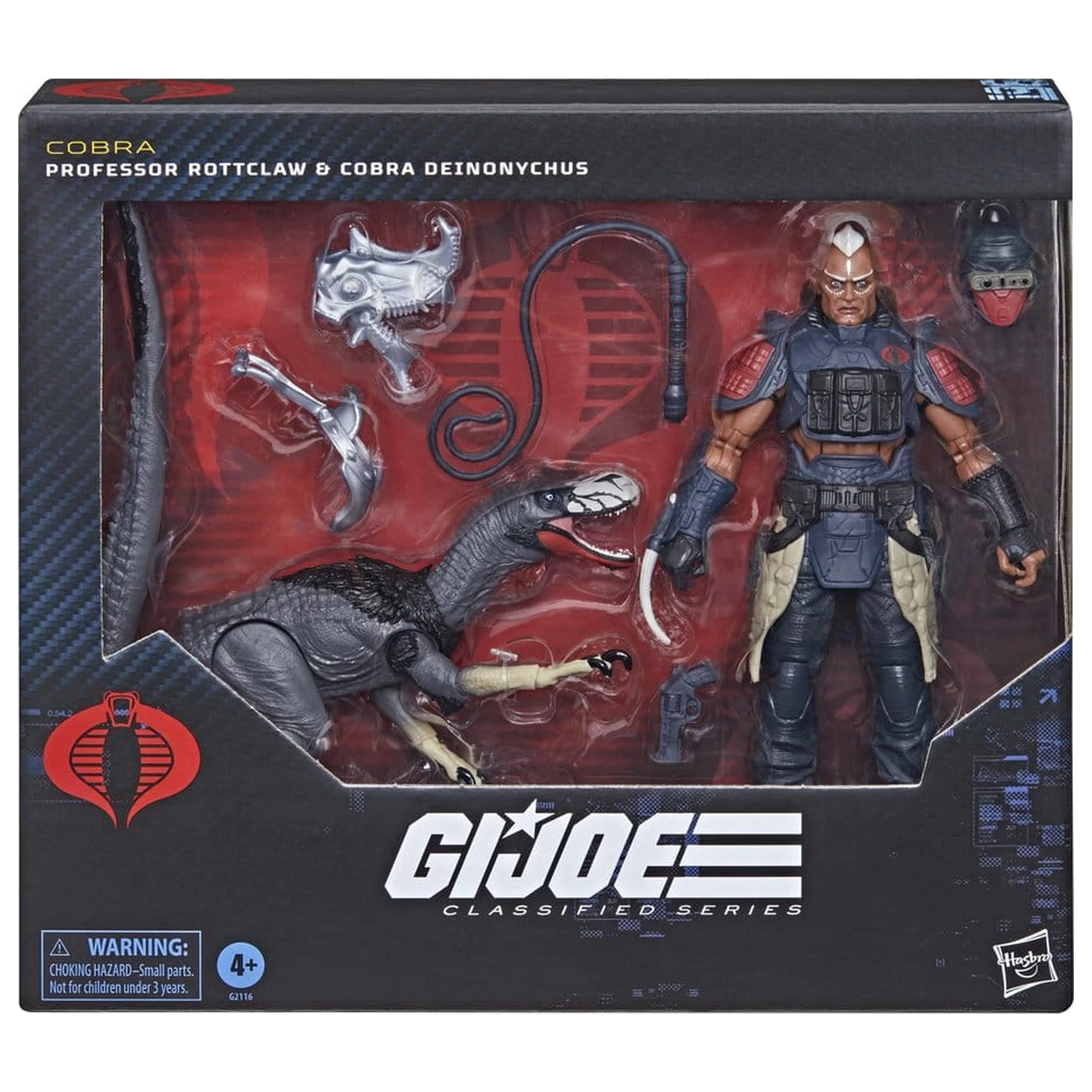 G.I. Joe Classified Series figurina de acțiune 2-pack #196 Professor Rottclaw & Cobra Deinonychus 15 cm poza produsului