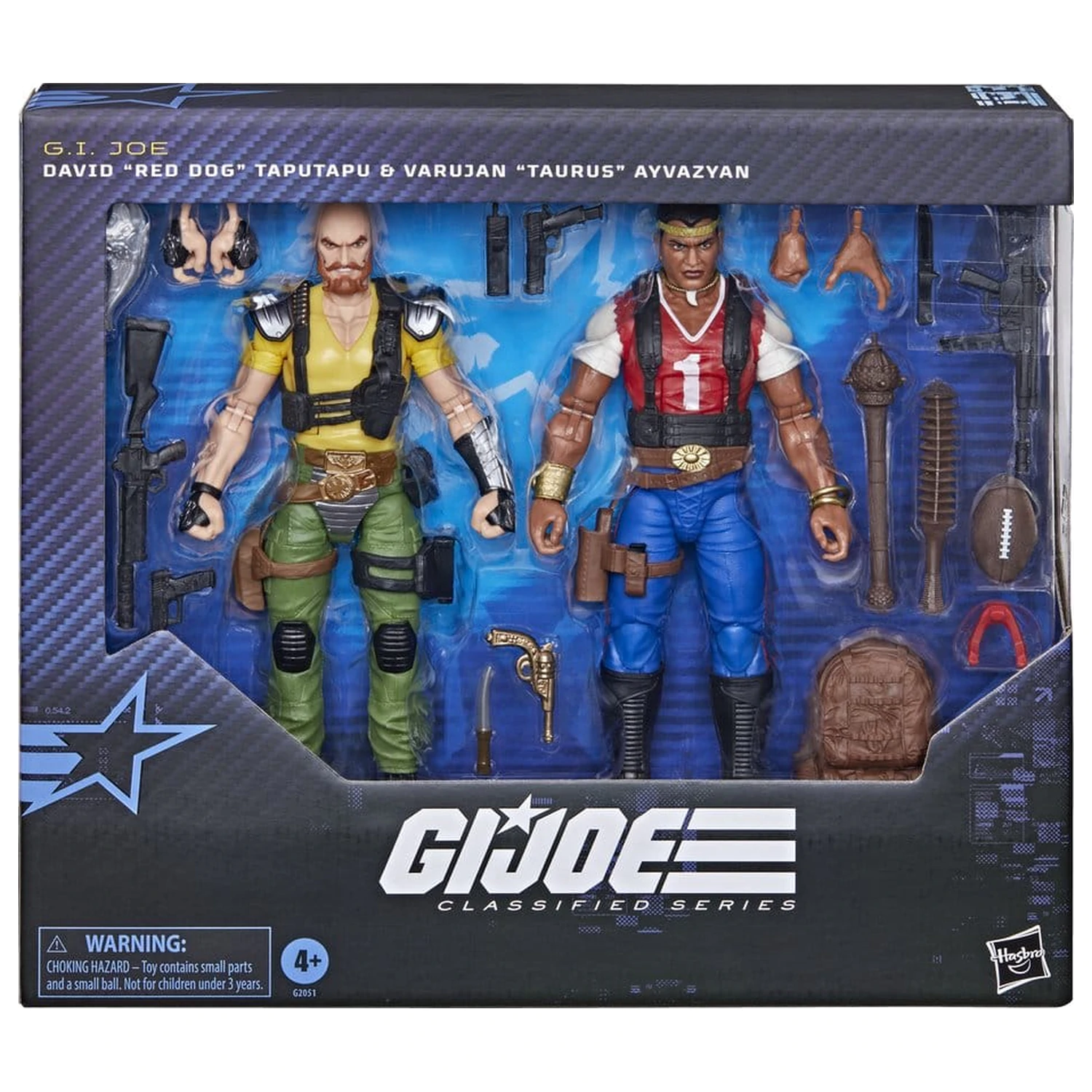 Figurina de acțiune G.I. Joe Classified Series Pachet 2 #193 David "Red Dog" Taputapu & Varujan "Taurus" Ayvazyan 15 cm poza produsului