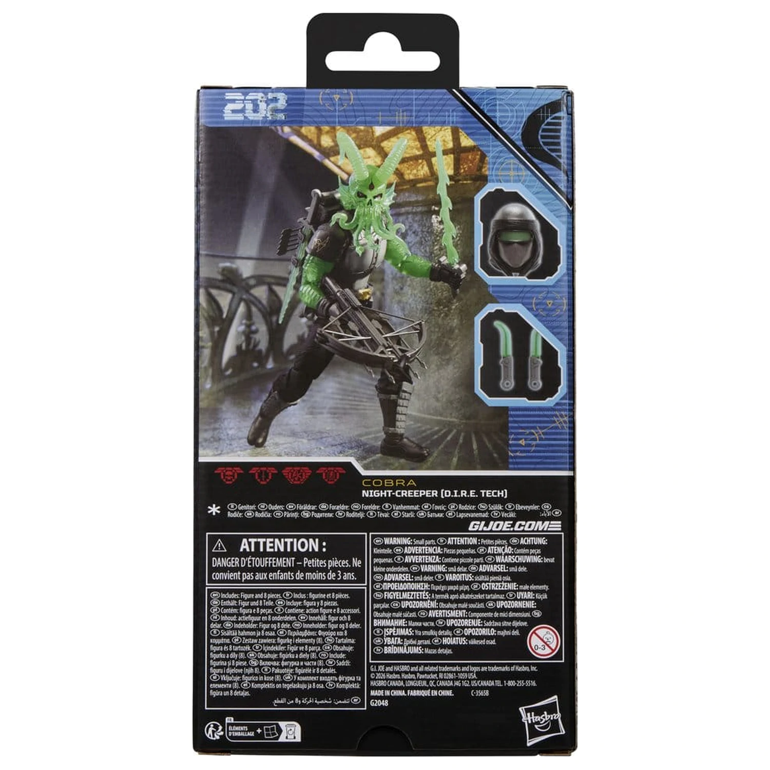 G.I. Joe Classified Series figurina de acțiune #202 Night-Creeper (D.I.R.E. Tech) 15 cm poza produsului