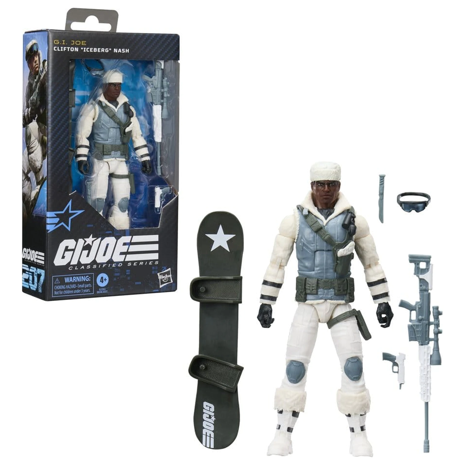 Figurină de acțiune G.I. Joe Classified Series #207 Clifton "Iceberg" Nash 15 cm poza produsului