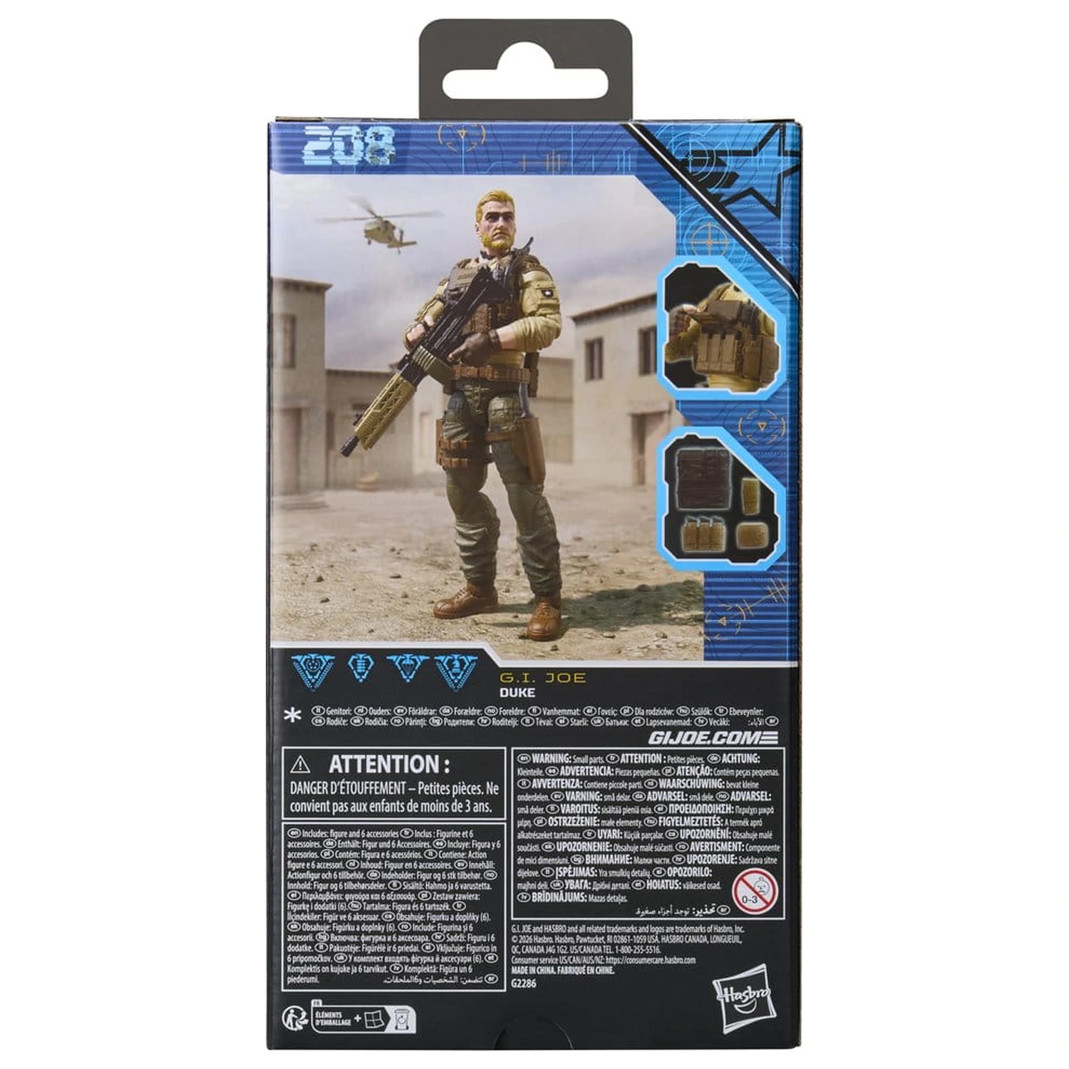 G.I. Joe Classified Series figurina de actiune #208 Duke 15 cm poza produsului