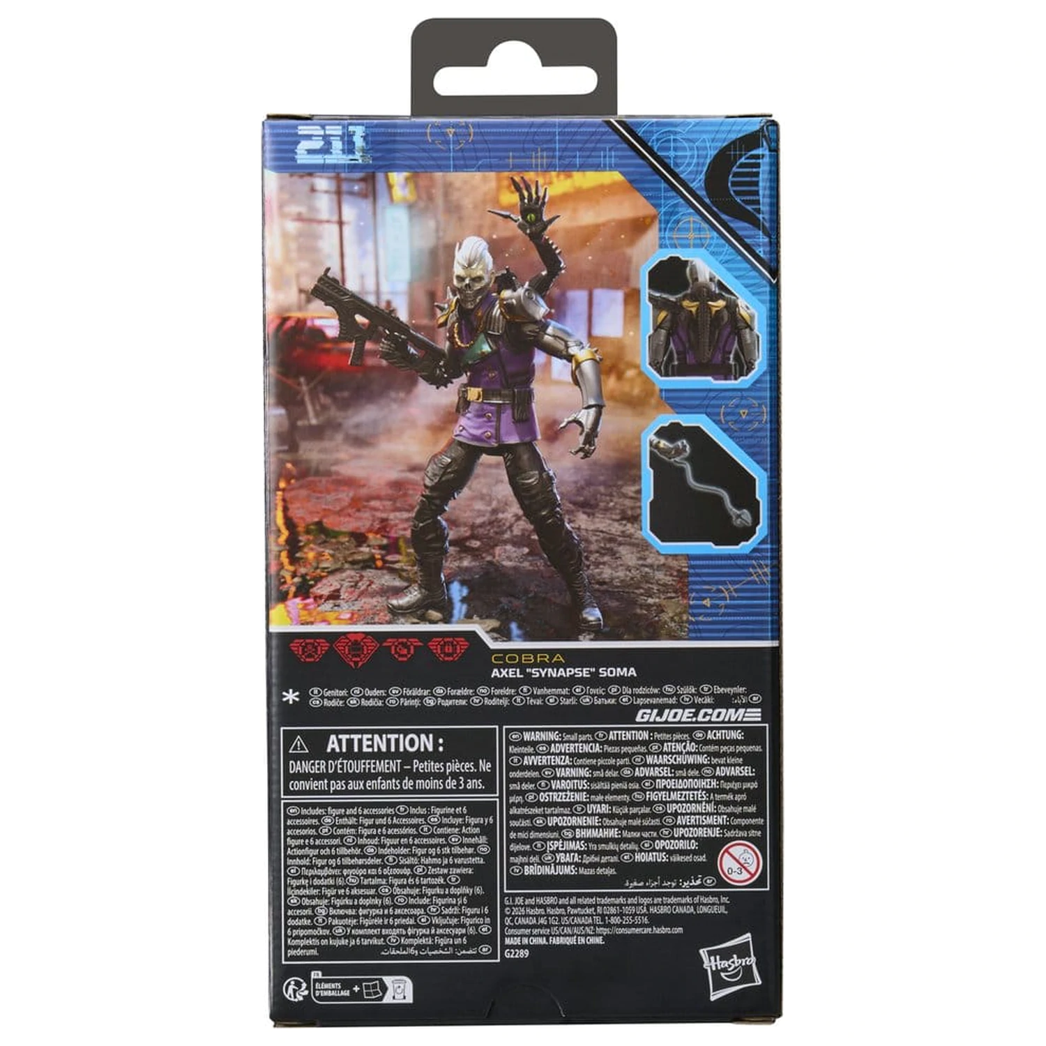 G.I. Joe Classified Series Figurina de acțiune #211 Axel "Synapse" Soma 15 cm poza produsului