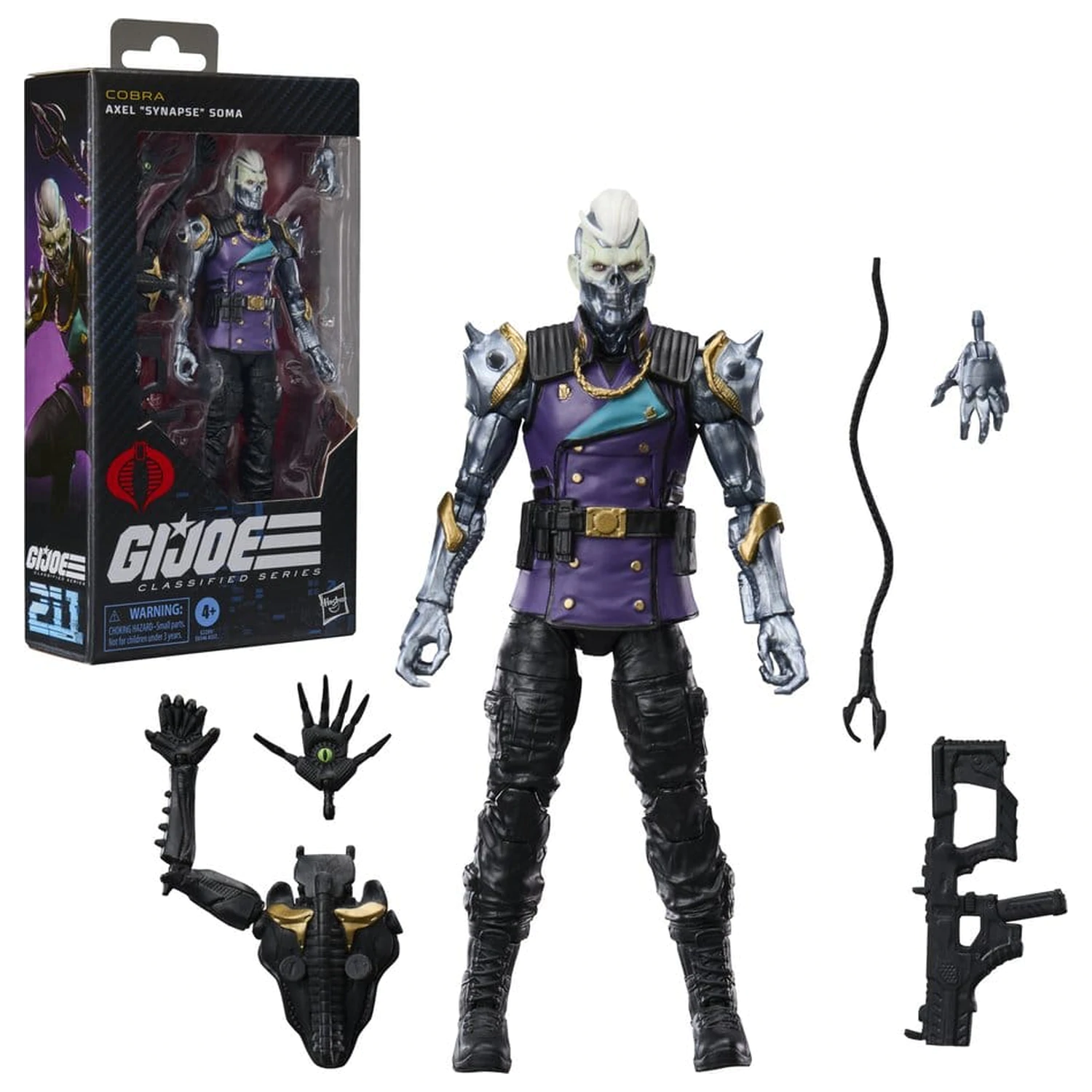 G.I. Joe Classified Series Figurina de acțiune #211 Axel "Synapse" Soma 15 cm poza produsului