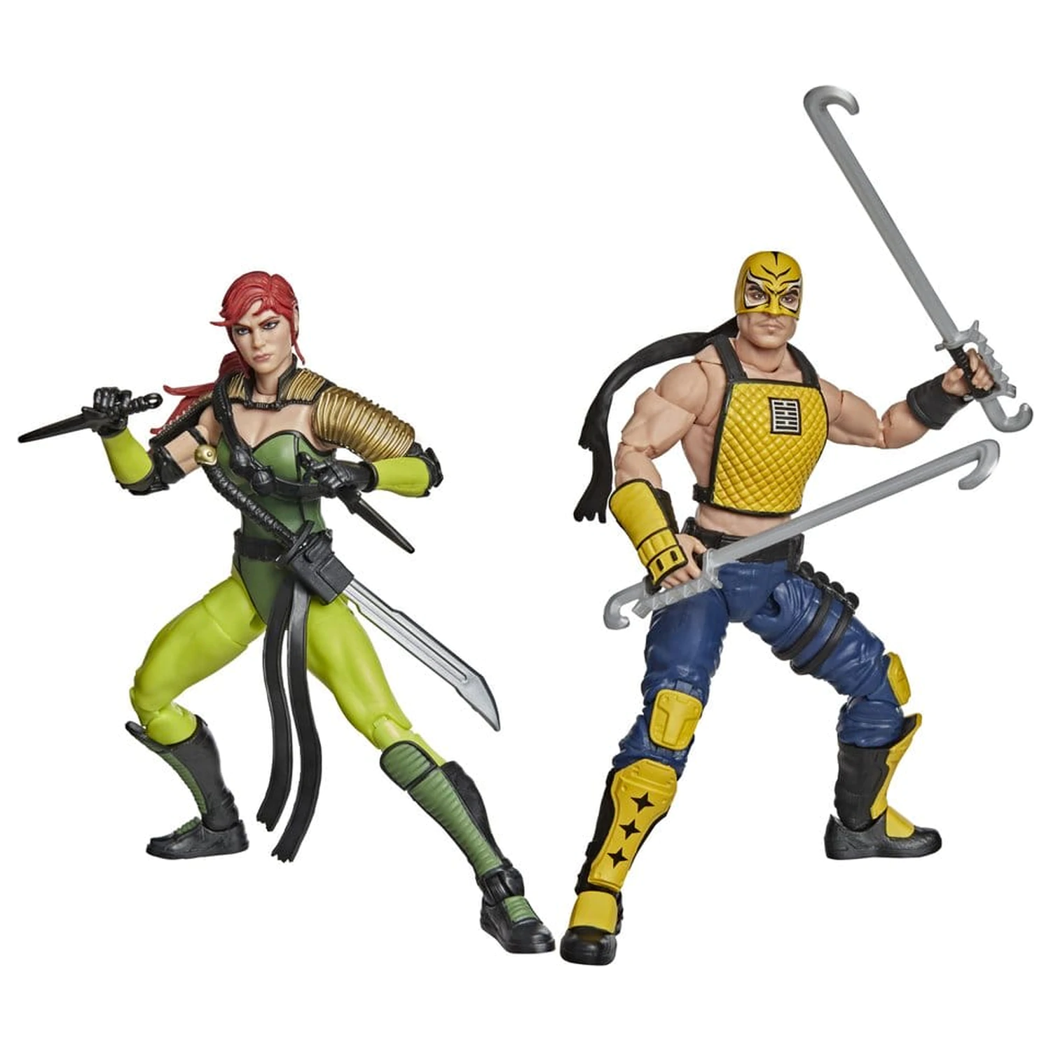 G.I. Joe Classified Series Action Figure set de 2 piese #212 Ninja Force Scarlett & T'Jbang 15 cm poza produsului