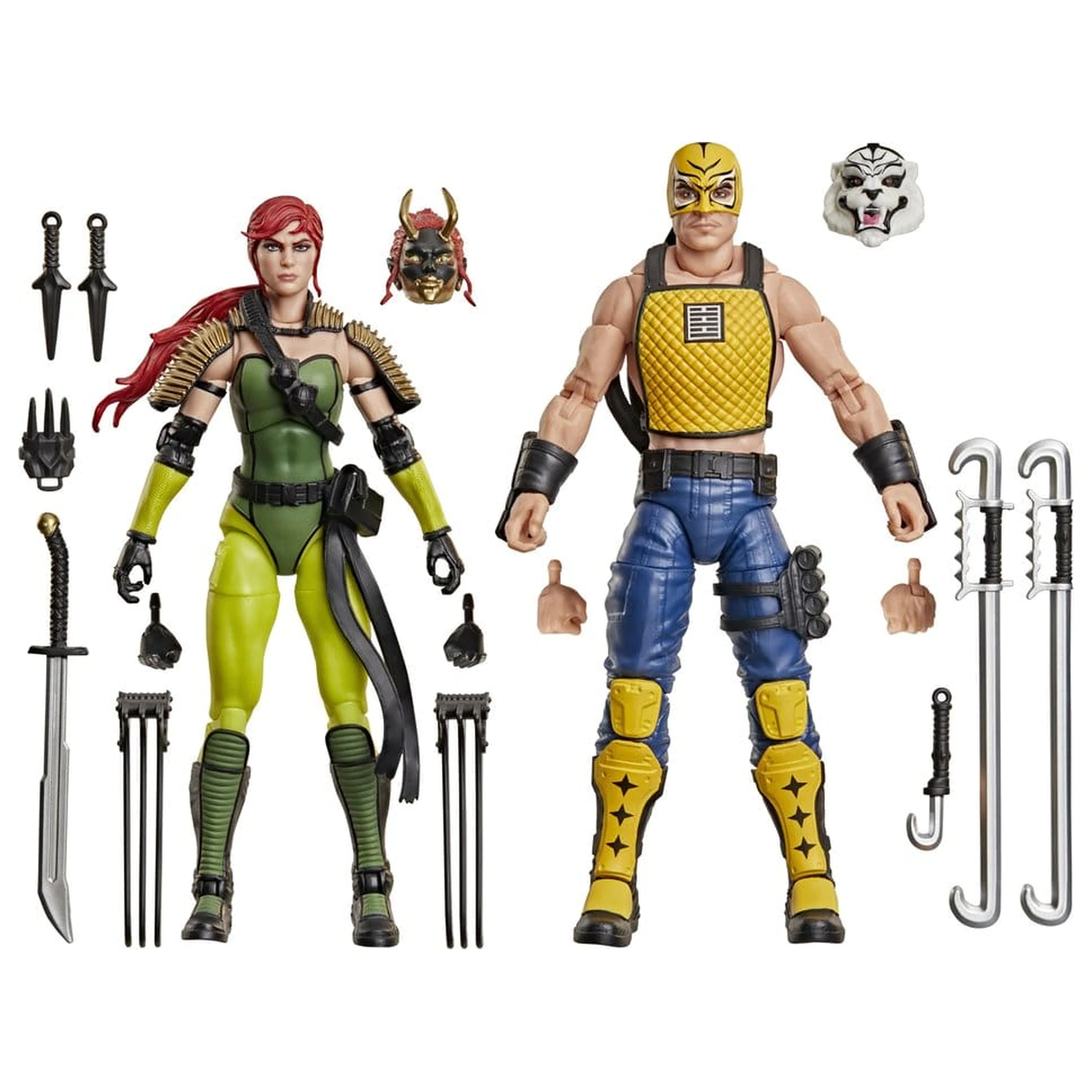 G.I. Joe Classified Series Action Figure set de 2 piese #212 Ninja Force Scarlett & T'Jbang 15 cm poza produsului