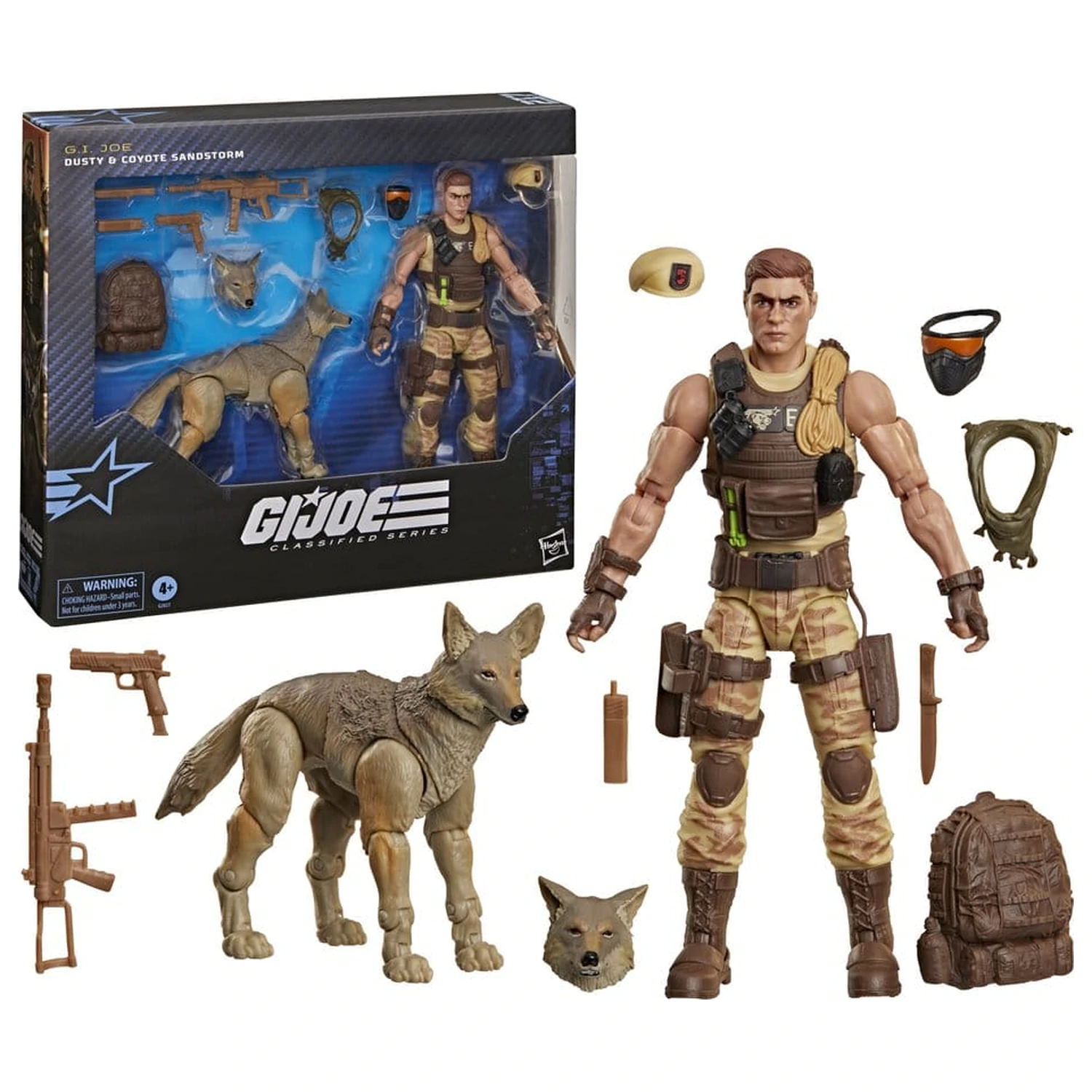 G.I. Joe Classified Series figurina de acțiune #217 Dusty & Coyote Sandstorm 15 cm poza produsului