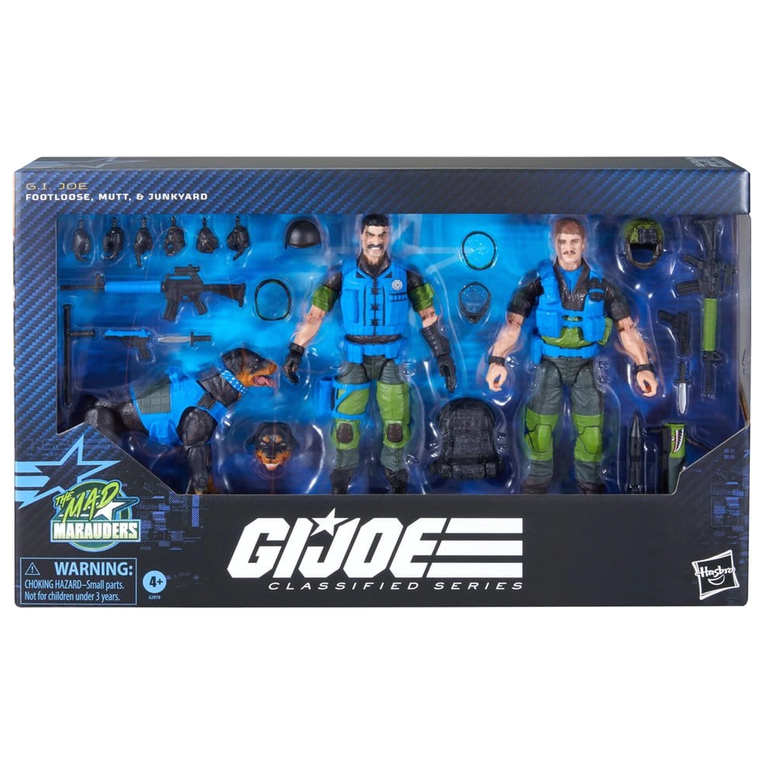 Figurină de acțiune G.I. Joe Classified Series Pachet 3-pack #220 Mad Marauders: Footloose & Mutt & Junkyard 15 cm poza produsului