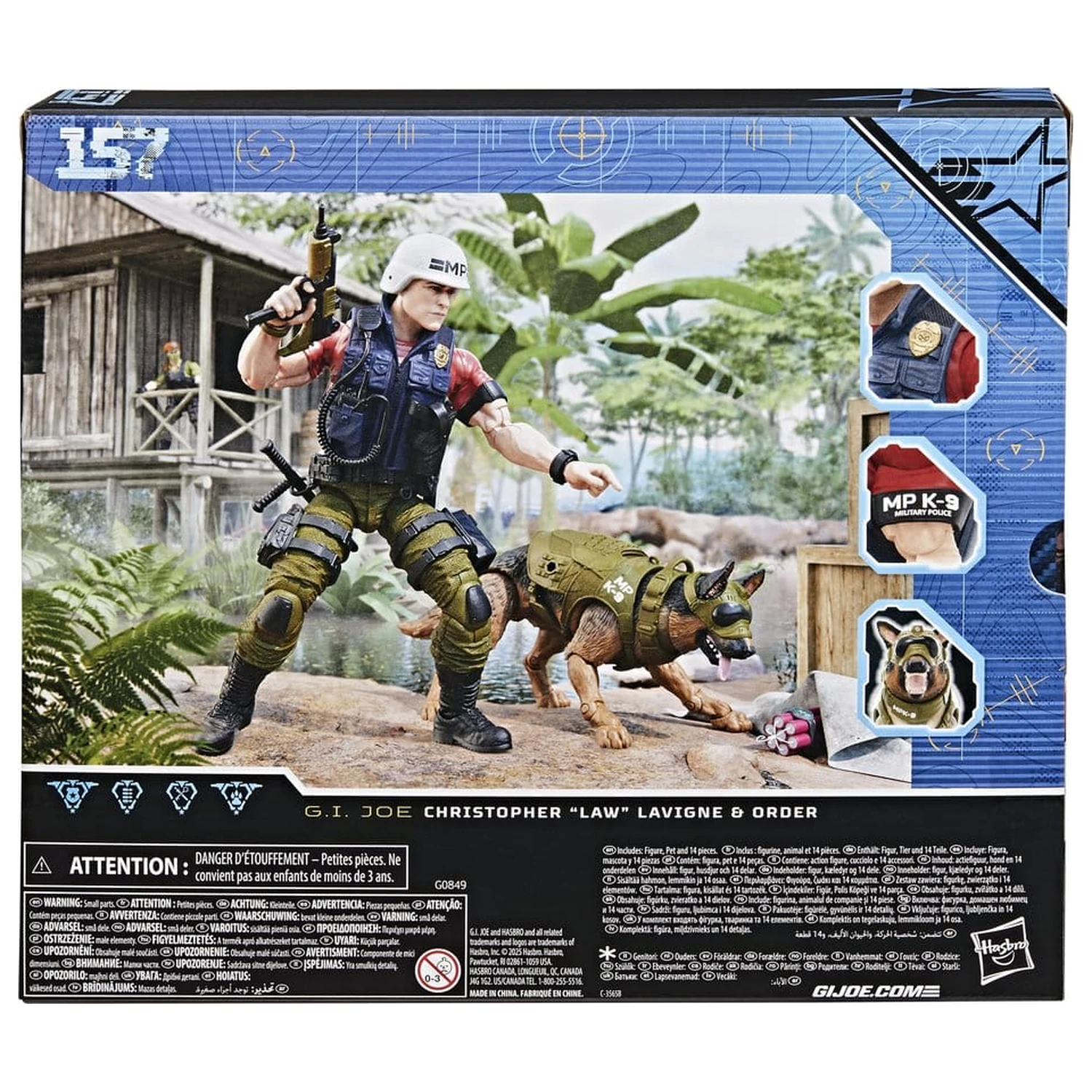 G.I. Joe Classified Series Figurina de actiune #157 Christopher "Law" Lavigne & Order 15 cm poza produsului