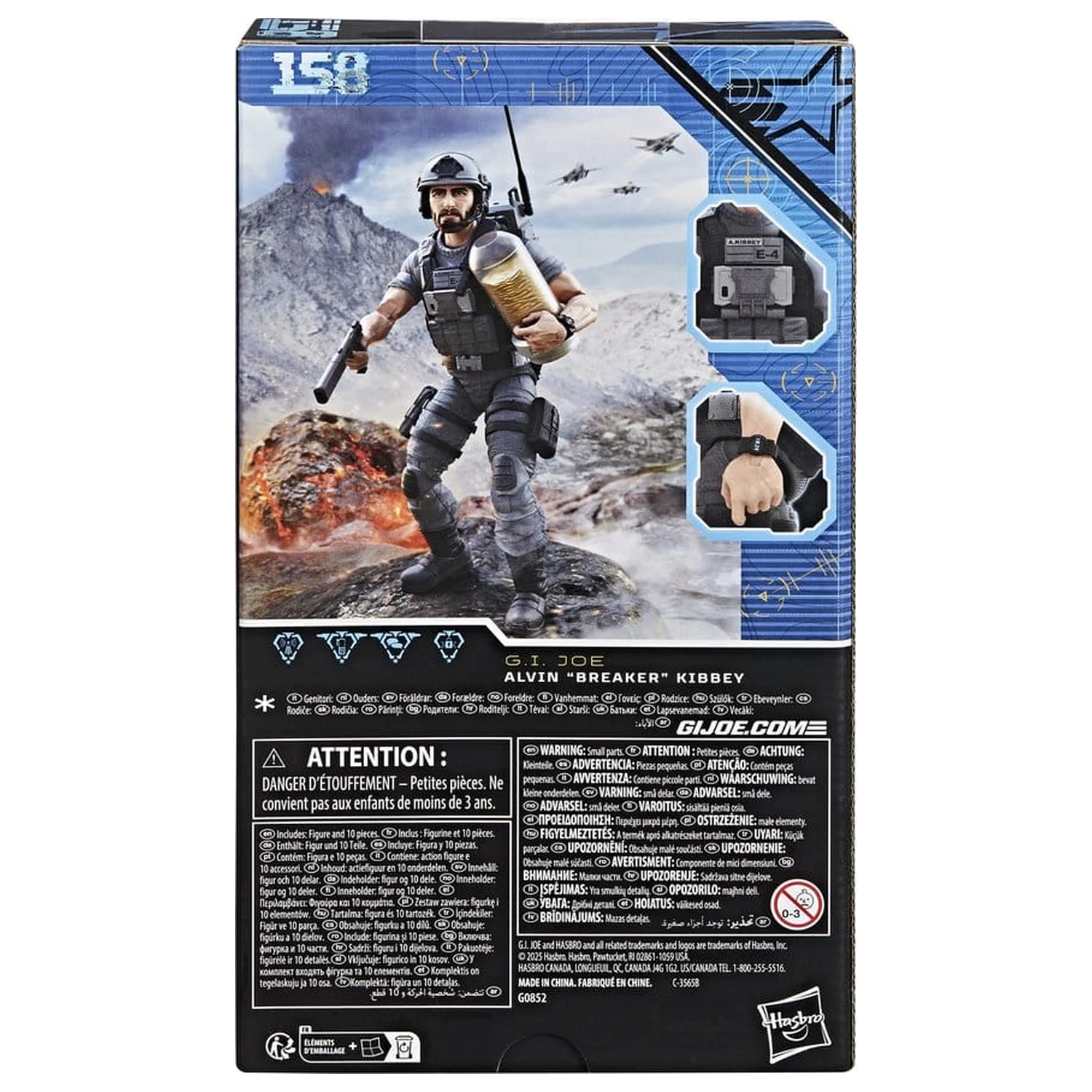 Figura de actiune G.I. Joe Classified Series #158 Alvin Breaker Kibbey 15 cm poza produsului