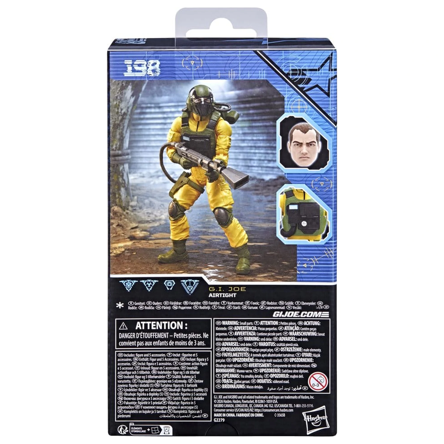 G.I. Joe Classified Series figurina de acțiune #198 Airtight 15 cm poza produsului