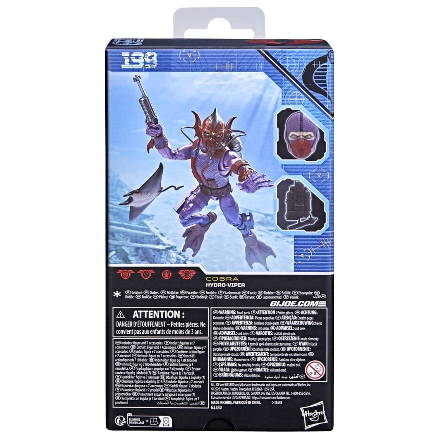 G.I. Joe Classified Series figurina de acțiune #199 Hydro-Viper 15 cm poza produsului