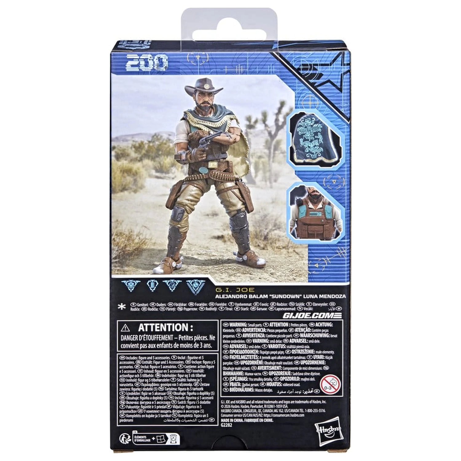 G.I. Joe Classified Series figurina de acțiune #200 Alejandro Balam "Sundown" Luna Mendoza 15 cm poza produsului