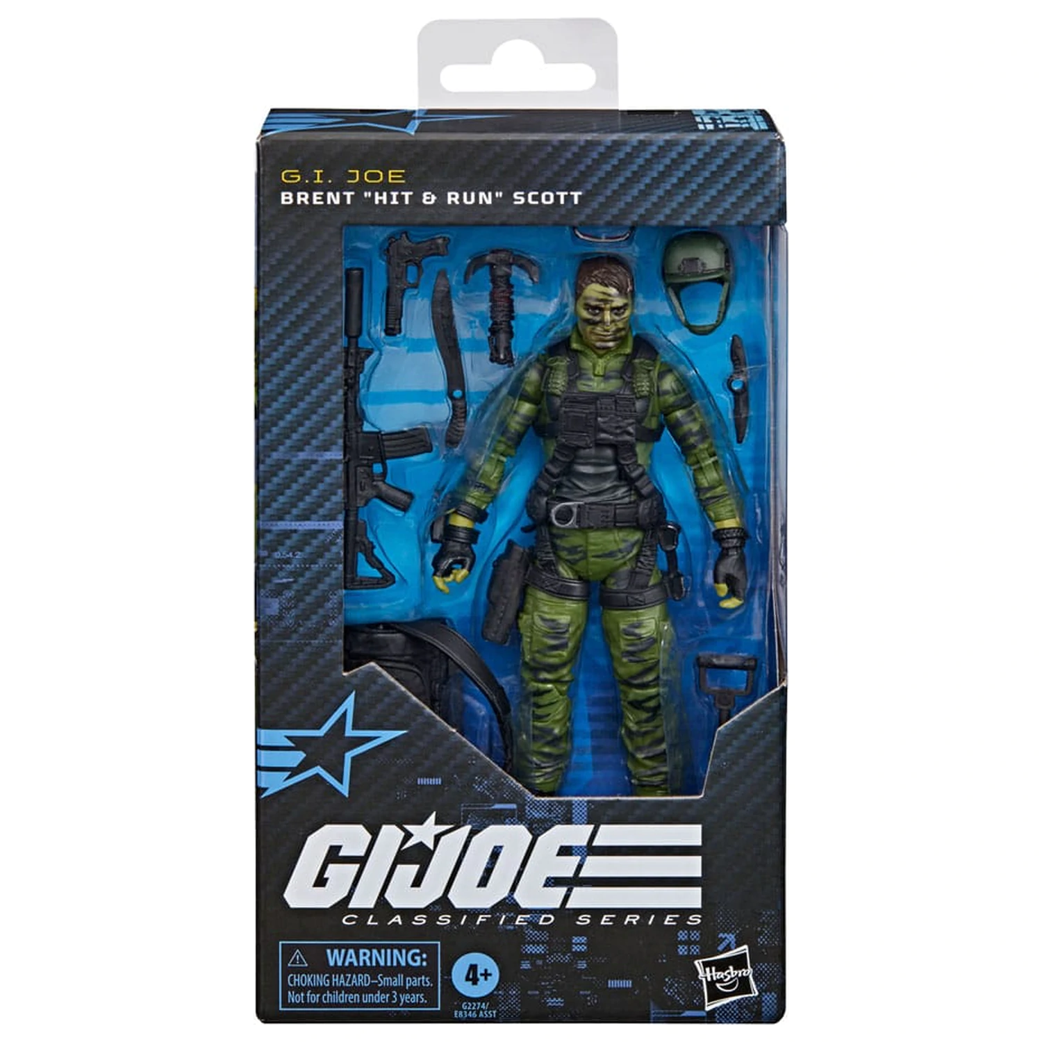 G.I. Joe Classified Series figurina de acțiune Brent "Hit & Run" Scott 15 cm poza produsului