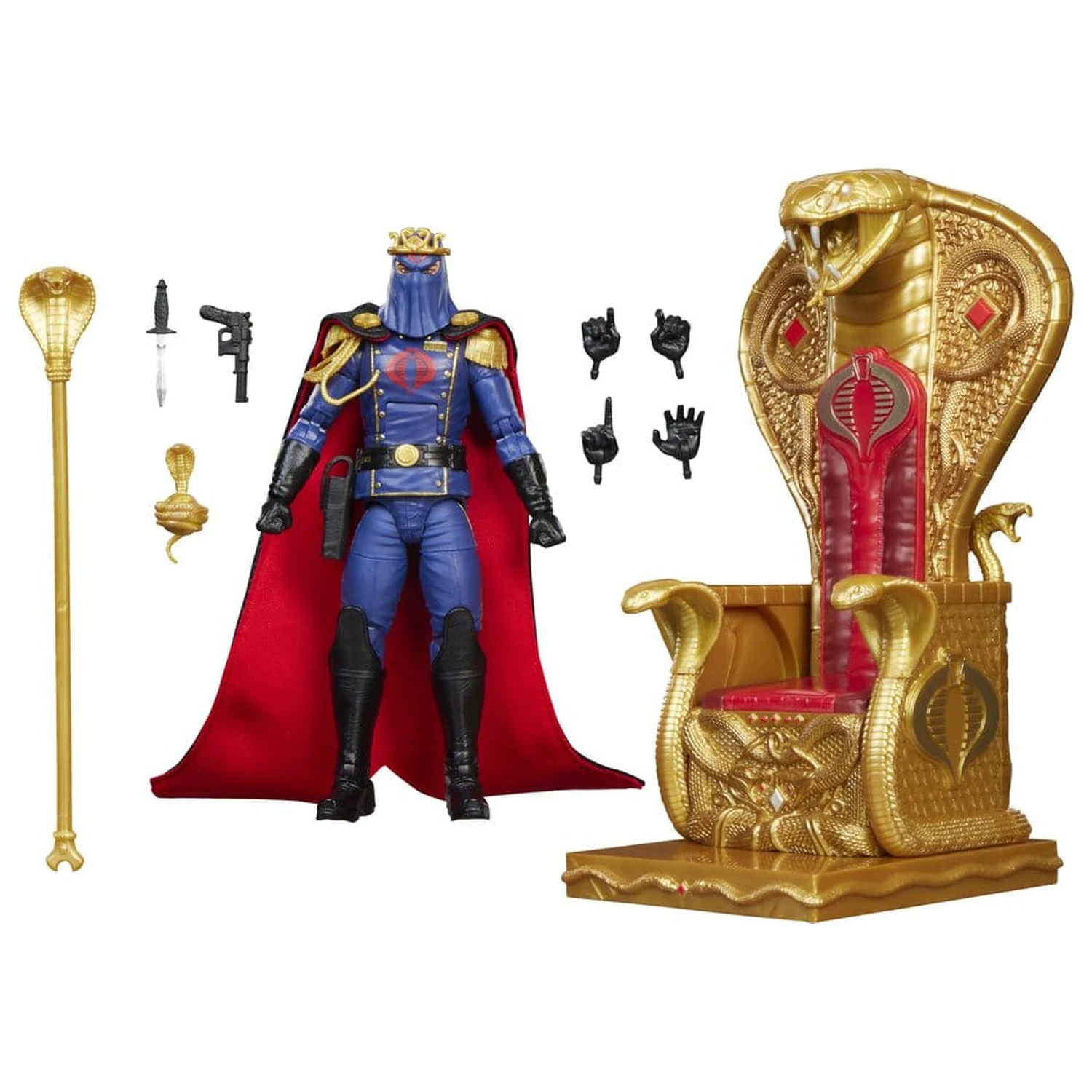 G.I. Joe Classified Series figurina de acțiune Cobra Commander in Dress Uniform & Throne 15 cm poza produsului