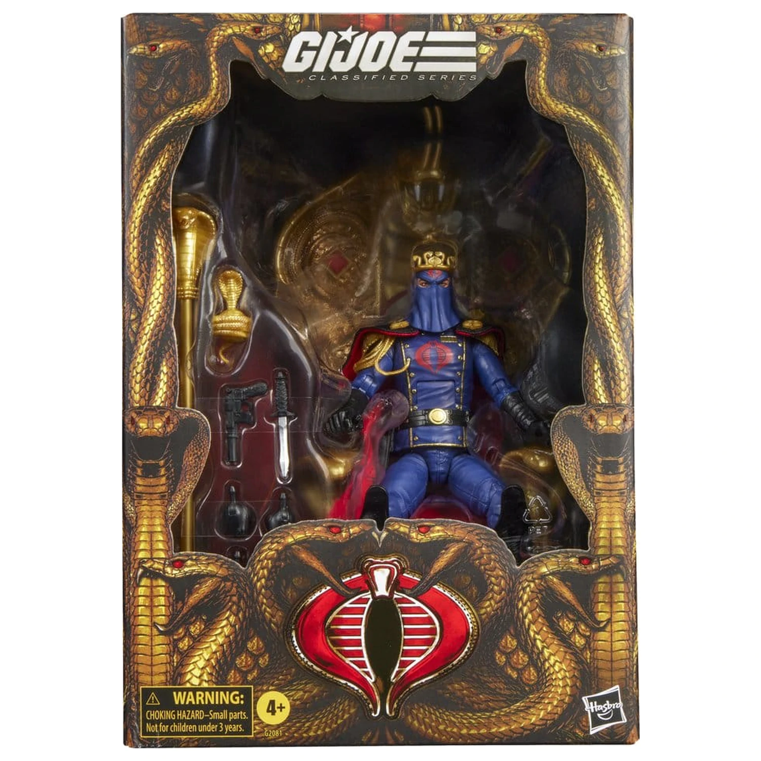 G.I. Joe Classified Series figurina de acțiune Cobra Commander in Dress Uniform & Throne 15 cm poza produsului