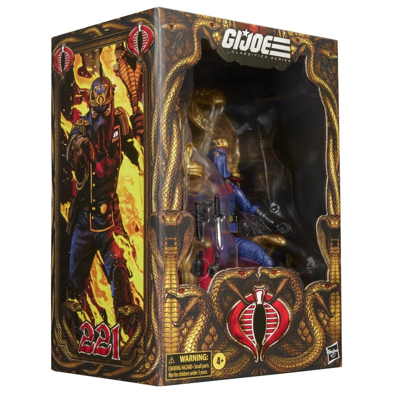 G.I. Joe Classified Series figurina de acțiune Cobra Commander in Dress Uniform & Throne 15 cm poza produsului