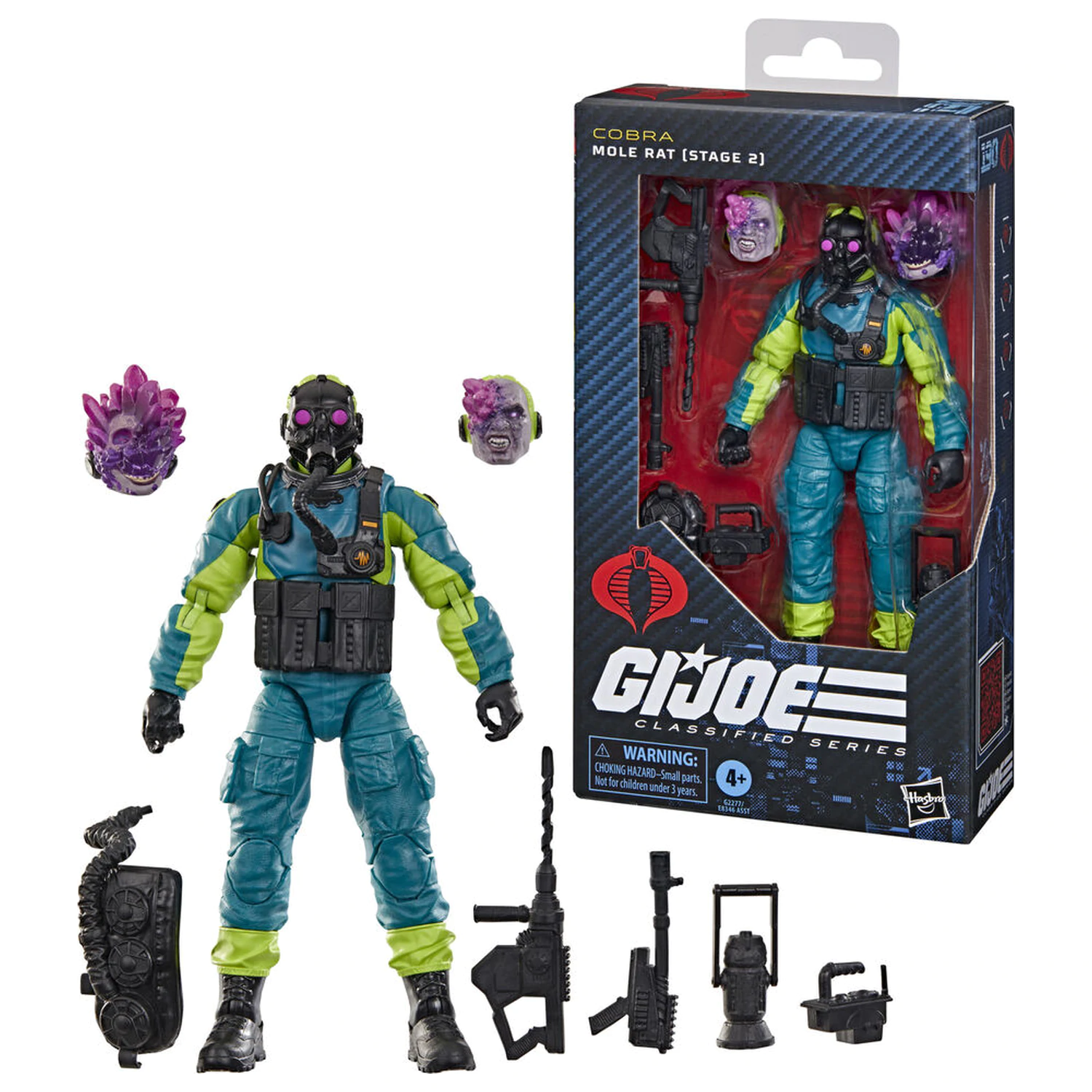 G.I. Joe Classified Series Cobra Mole Rat Stage 2 figurina de 15 cm poza produsului