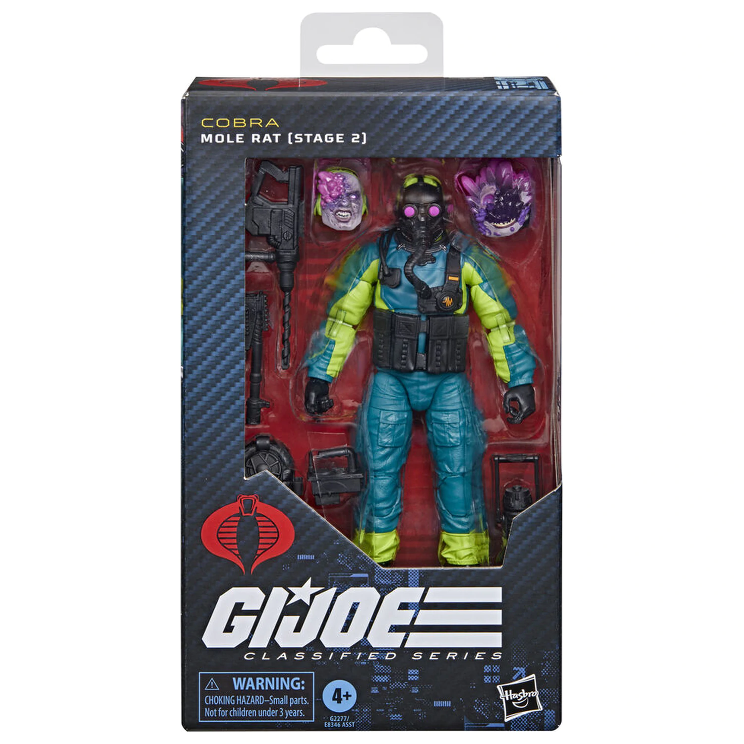 G.I. Joe Classified Series Cobra Mole Rat Stage 2 figurina de 15 cm poza produsului