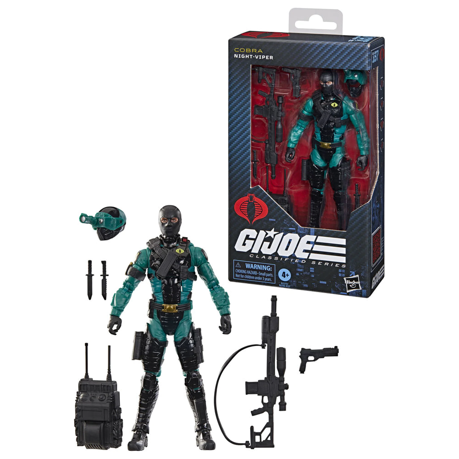 G.I. Joe Classified Series Cobra Night-Viper figurina 15cm poza produsului