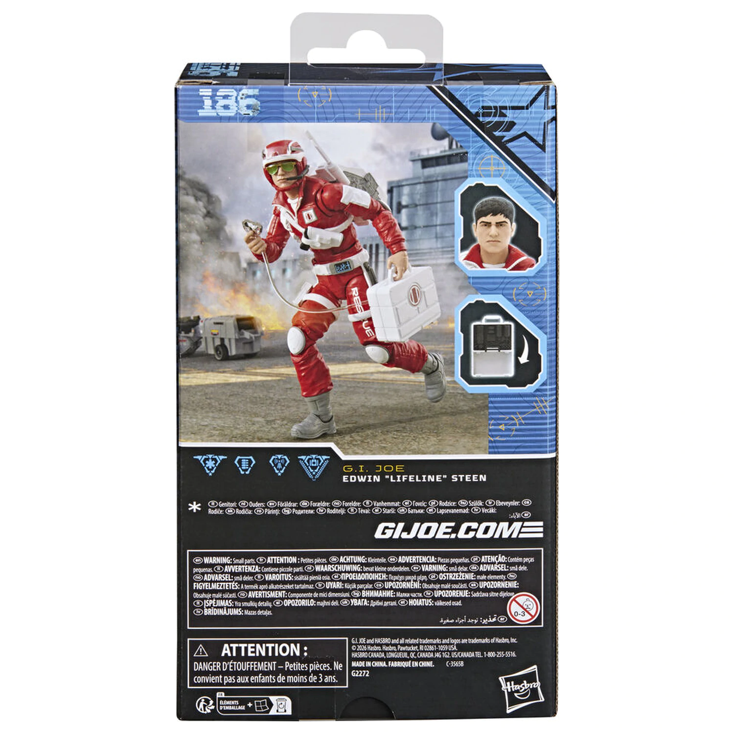 G.I. Joe Classified Series figurina Edwin Lifeline 15cm poza produsului