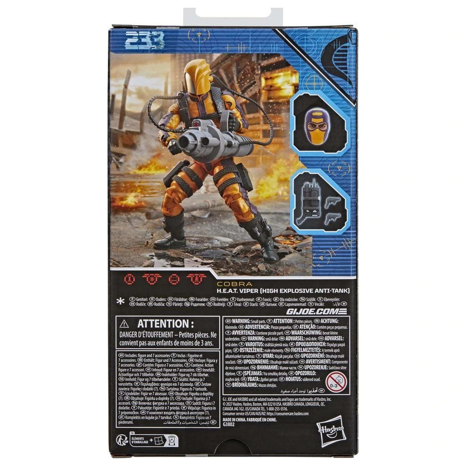 G.I. Joe Classified Series H.E.A.T. Viper figurina 15 cm poza produsului