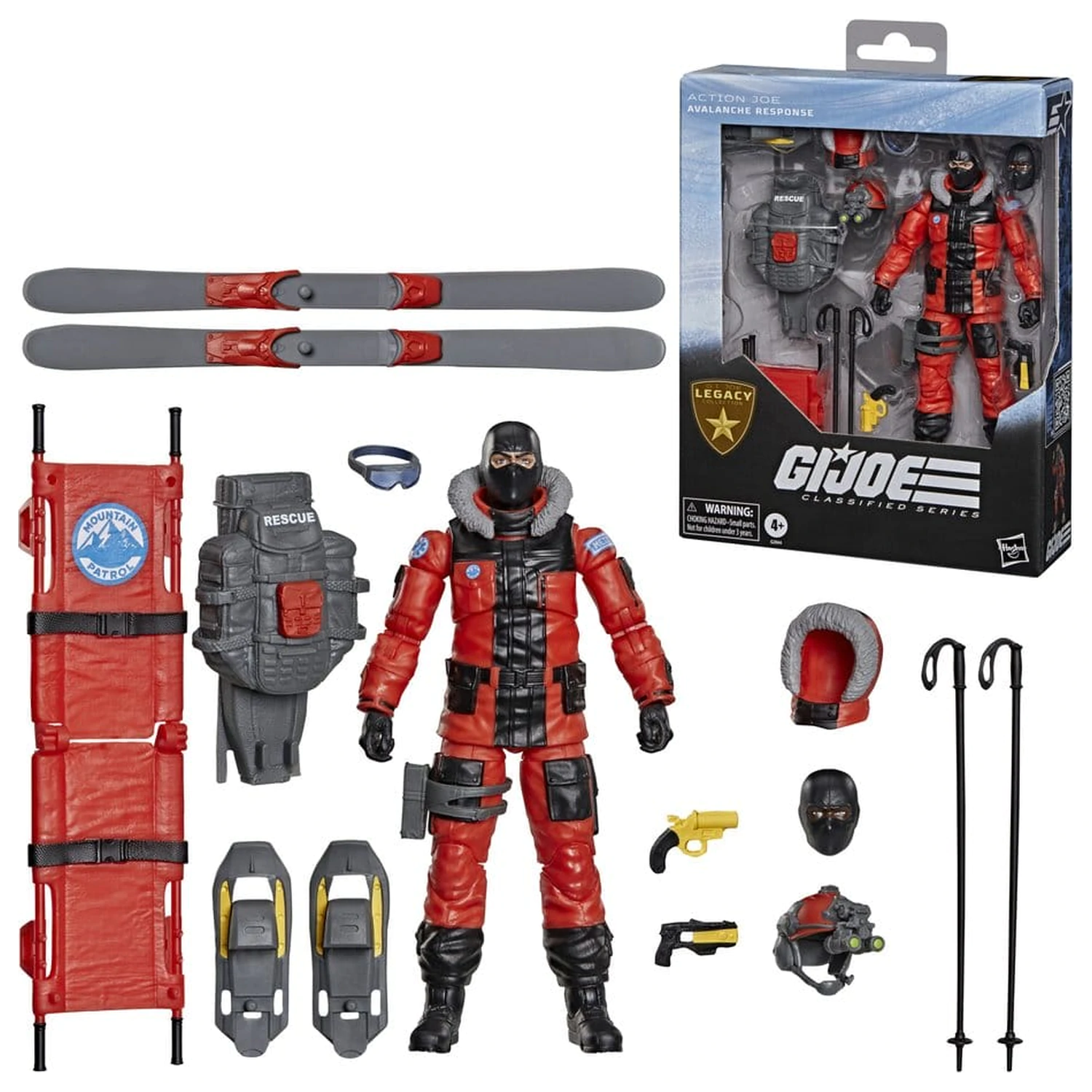 G.I. Joe Classified Series Legacy Collection figurina de acțiune Action Joe - Avalanche Response 15 cm poza produsului