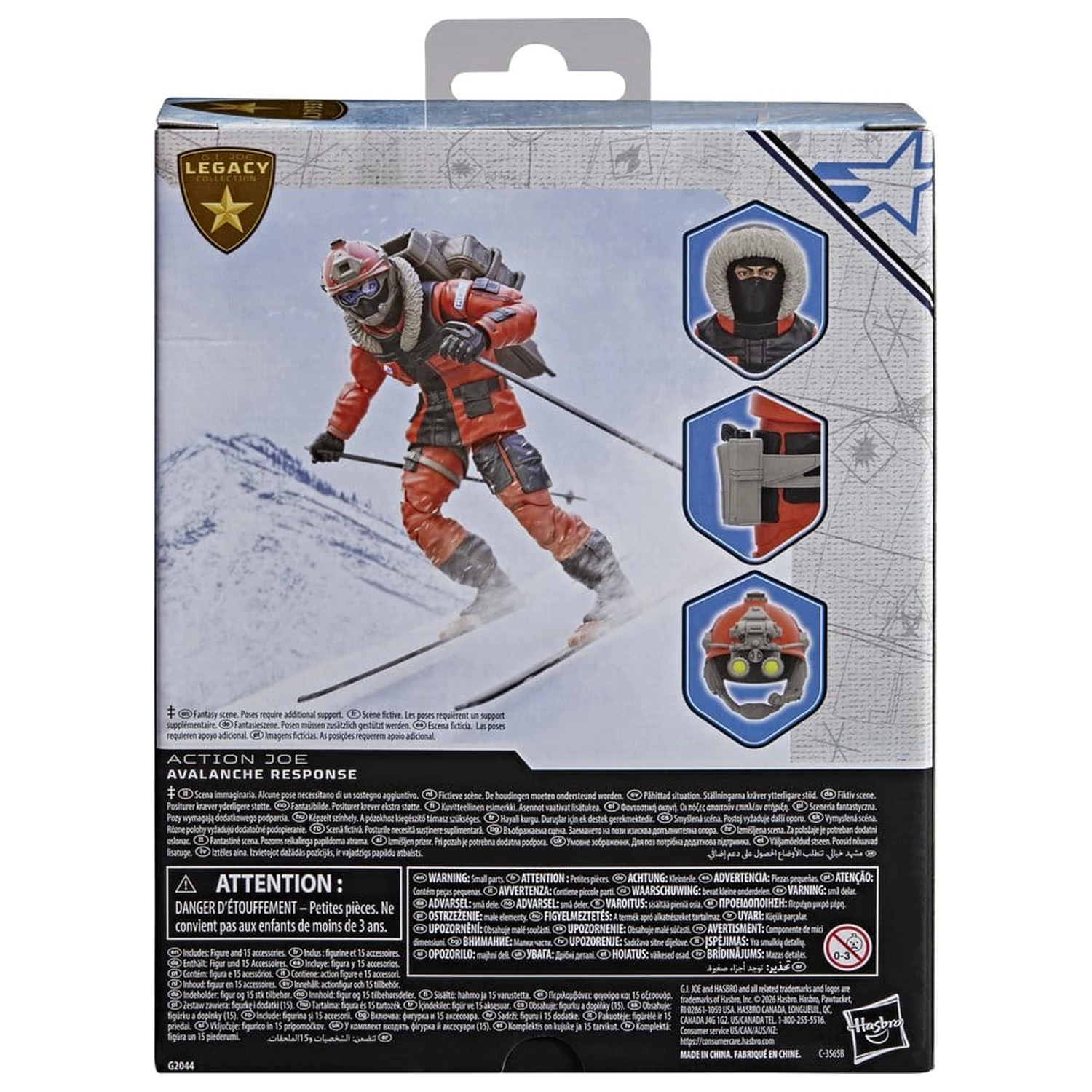 G.I. Joe Classified Series Legacy Collection figurina de acțiune Action Joe - Avalanche Response 15 cm poza produsului