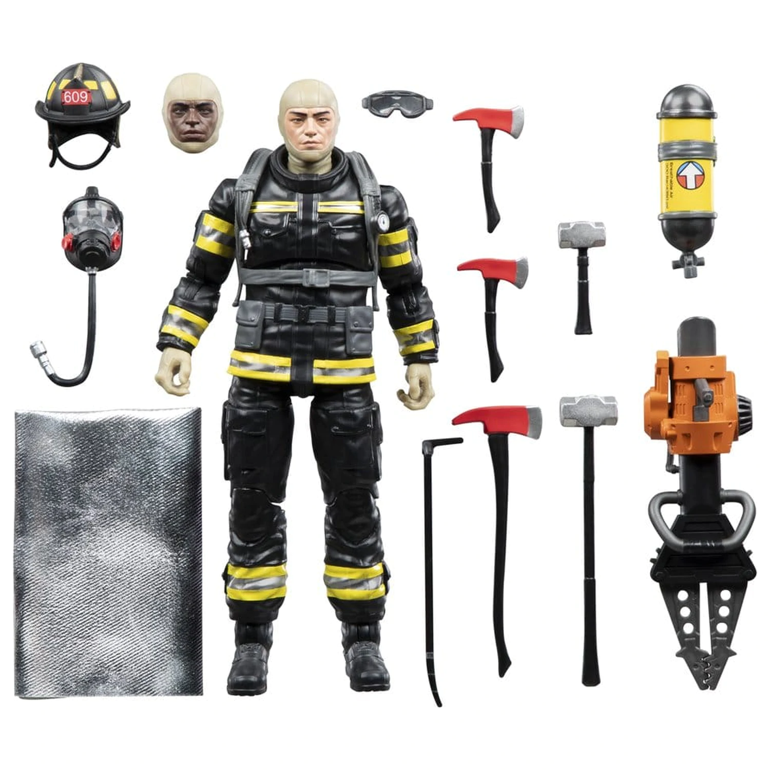 Figurina de actiune G.I. Joe Classified Series Legacy Collection Search & Rescue Firefighter 15 cm poza produsului