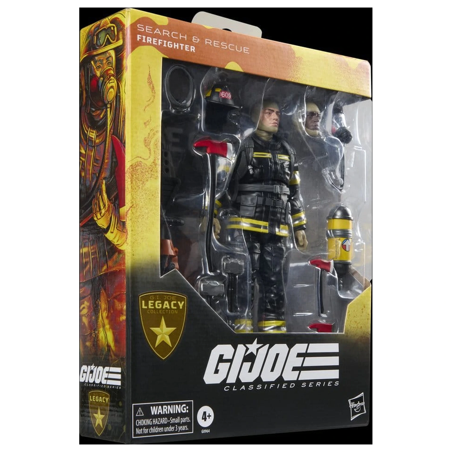 Figurina de actiune G.I. Joe Classified Series Legacy Collection Search & Rescue Firefighter 15 cm poza produsului