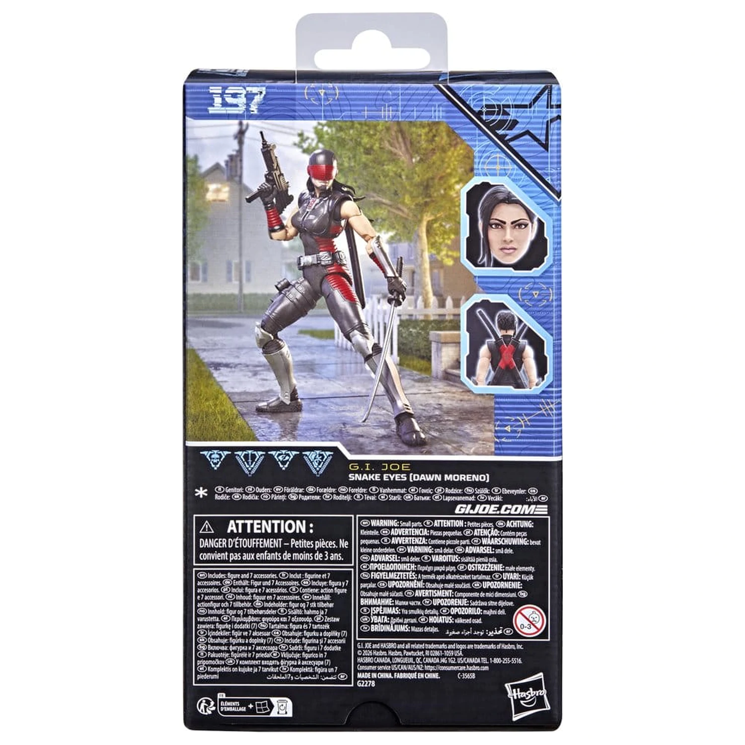 G.I. Joe Classified Series figurina de actiune Snake Eyes (Dawn Moreno) 15 cm poza produsului