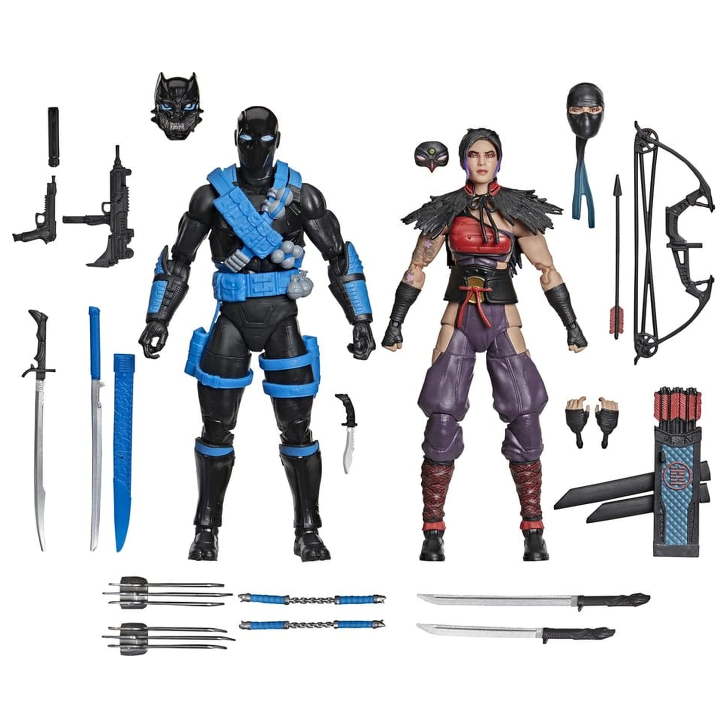 G.I. Joe Classified Series figurina de acțiune pachet 2 Snake Eyes & Kim Jinx Arashikage 15 cm poza produsului