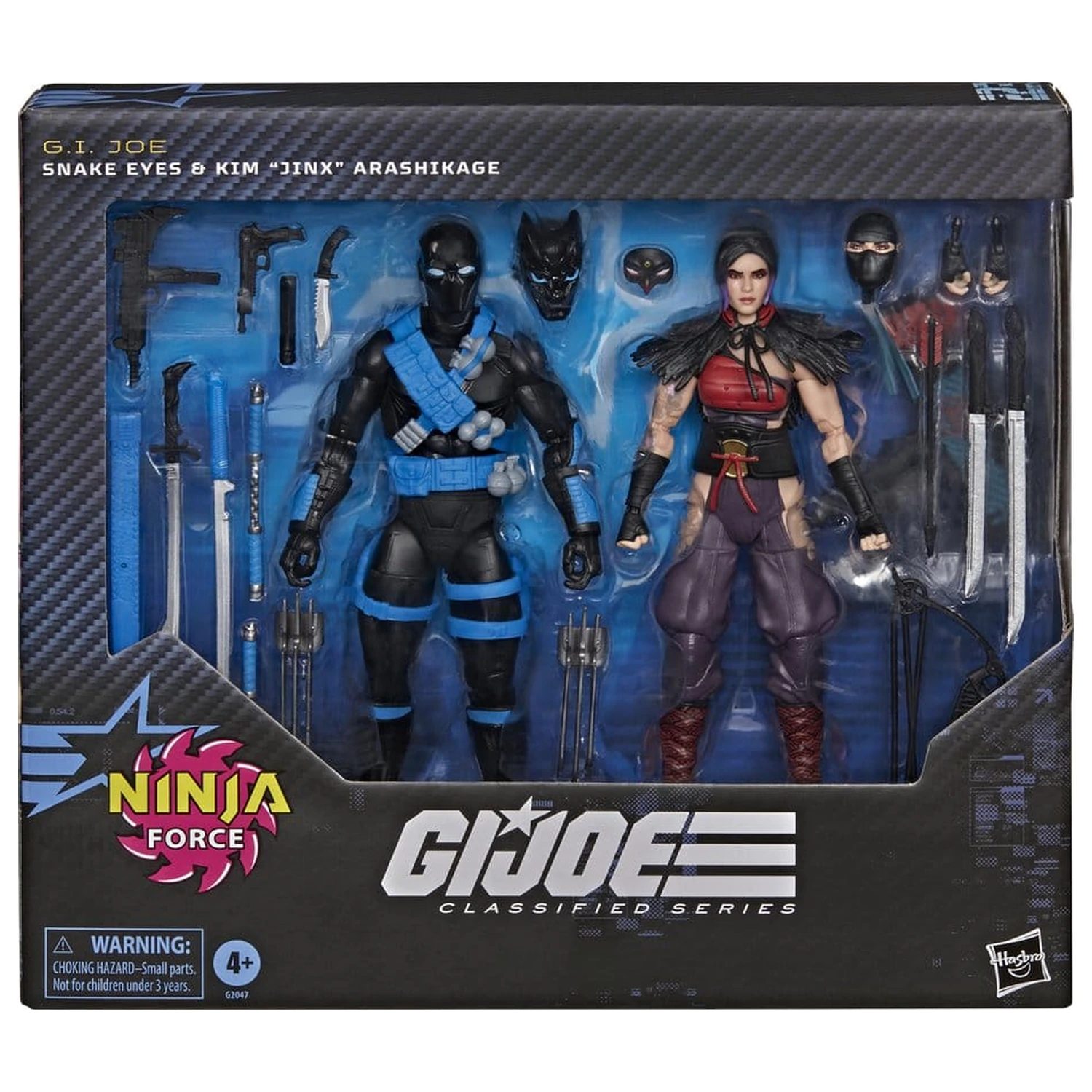 G.I. Joe Classified Series figurina de acțiune pachet 2 Snake Eyes & Kim Jinx Arashikage 15 cm poza produsului