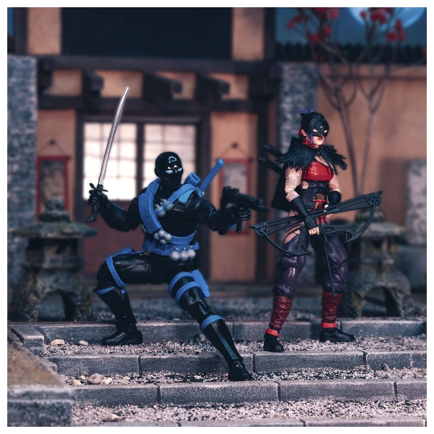 G.I. Joe Classified Series figurina de acțiune pachet 2 Snake Eyes & Kim Jinx Arashikage 15 cm poza produsului