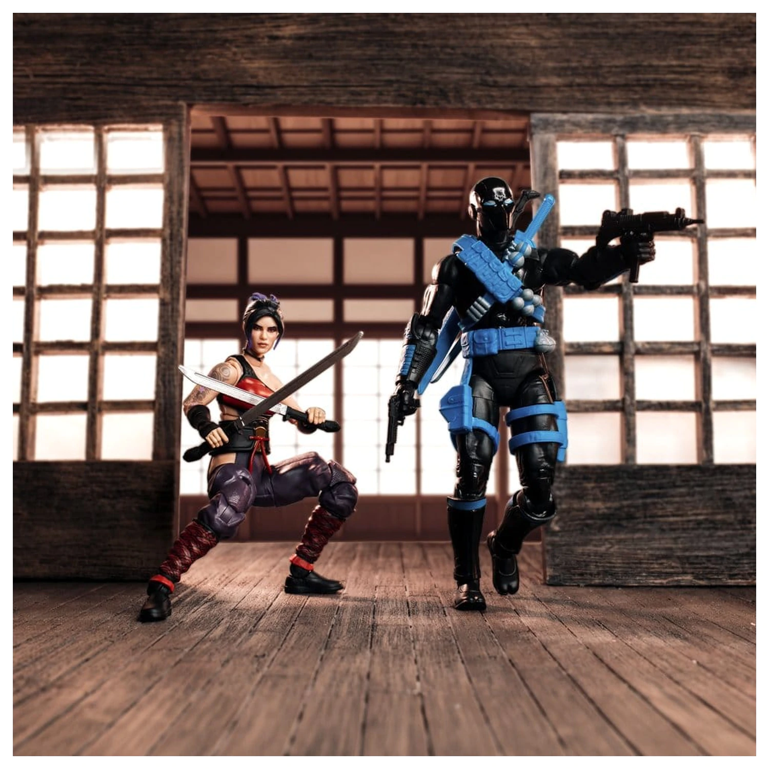 G.I. Joe Classified Series figurina de acțiune pachet 2 Snake Eyes & Kim Jinx Arashikage 15 cm poza produsului