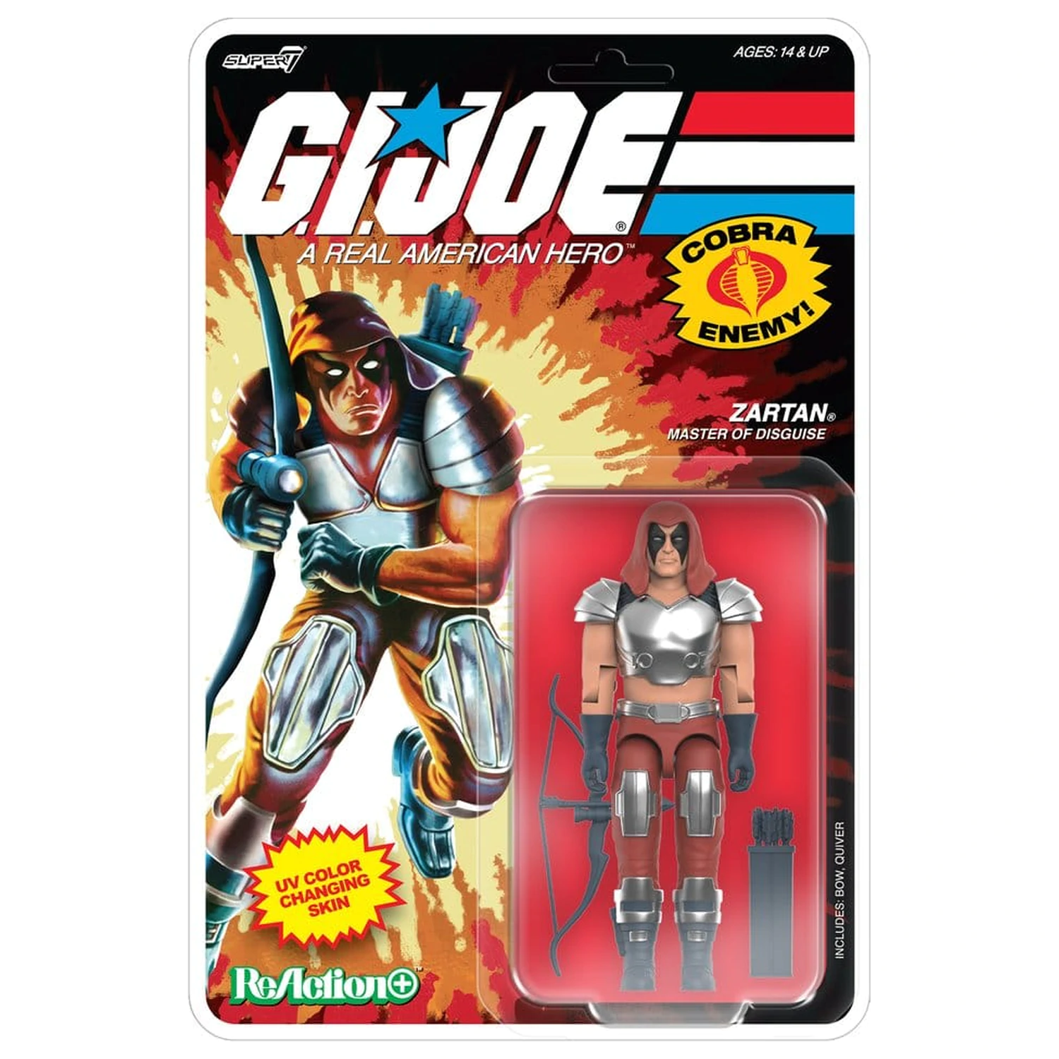 G.I. Joe (Comic) ReAction+ Figura de actiune Wave 09 Zartan poza produsului