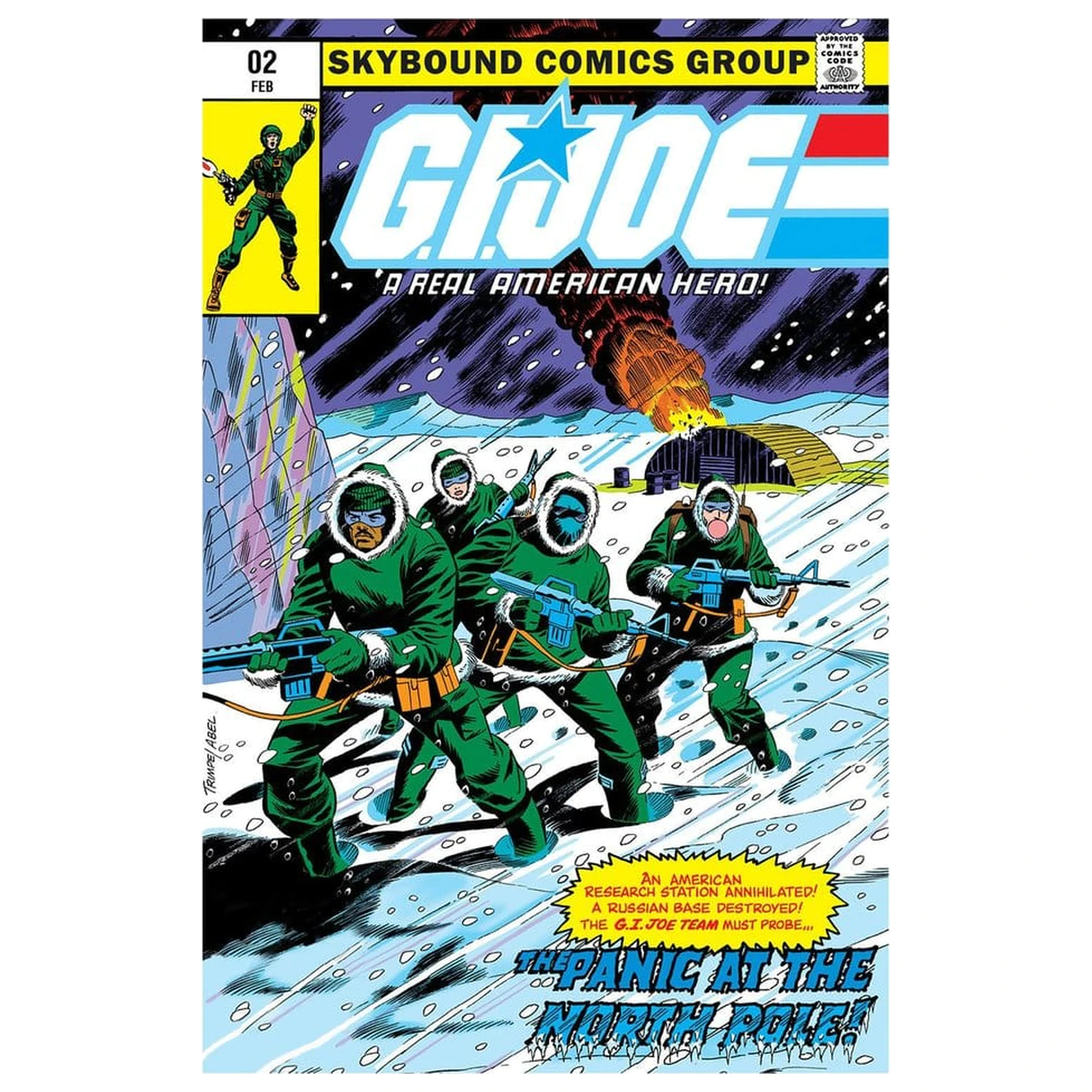 G.I. Joe ReAction+ Figurina de acțiune Snake Eyes (Skybound Comic Box Series, Issue #2) poza produsului
