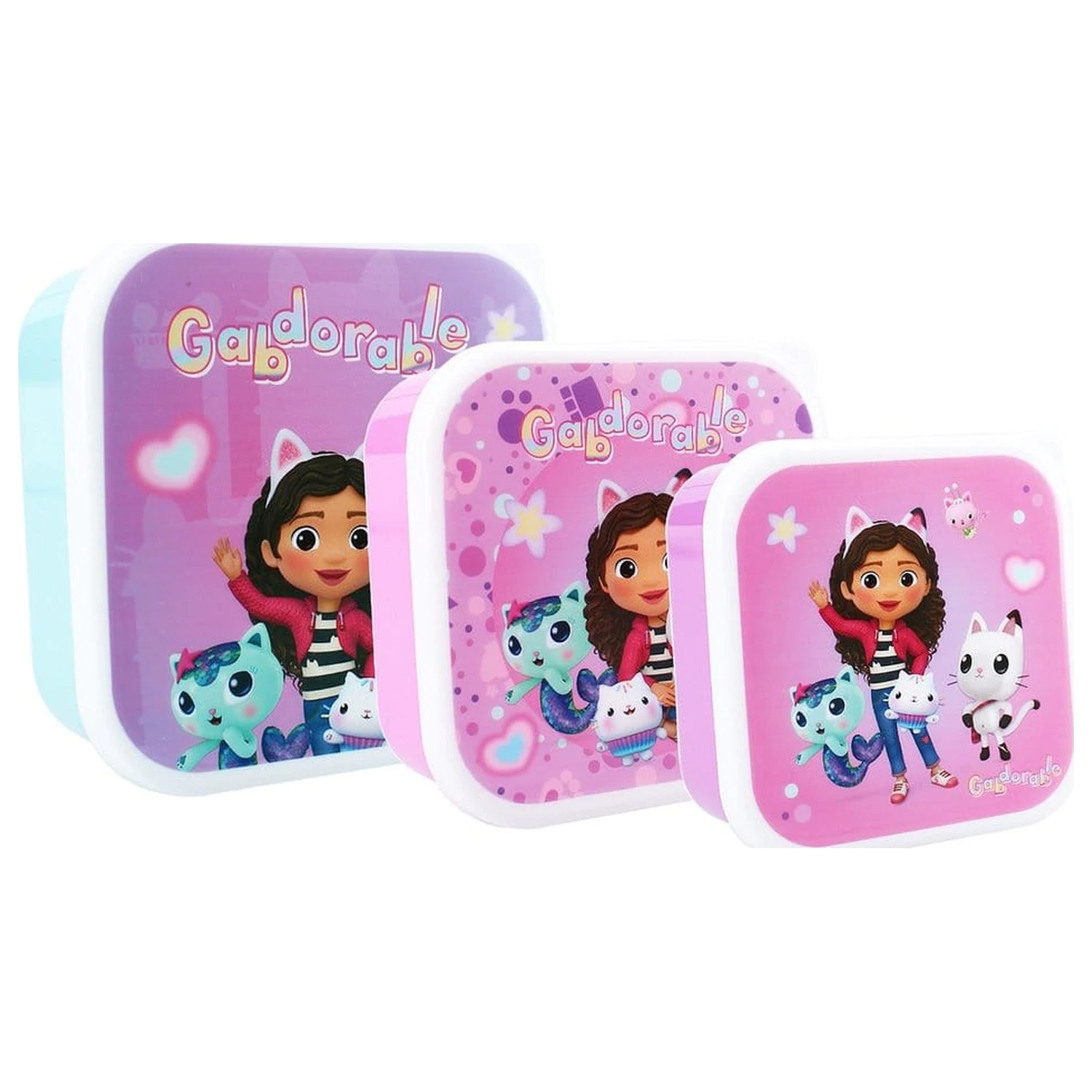 Set cutie pentru gustari Gabby's Dollhouse Fresh Bites 12 cm poza produsului