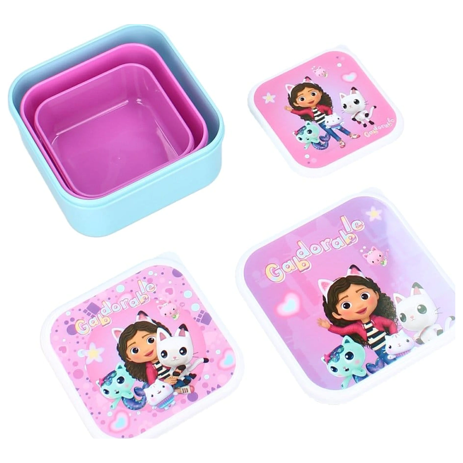 Set cutie pentru gustari Gabby's Dollhouse Fresh Bites 12 cm poza produsului