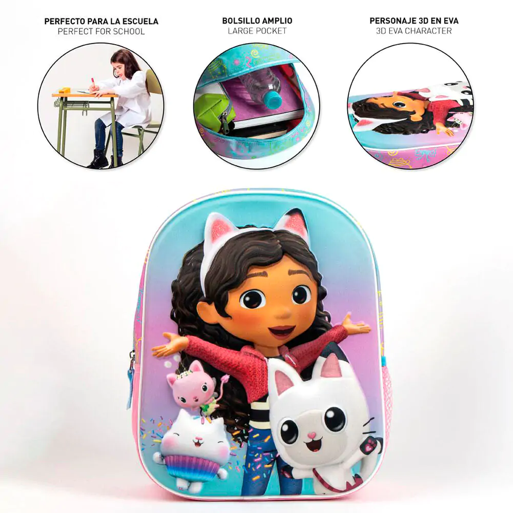 Ghiozdan 3D Gabbys Dollhouse 31cm poza produsului