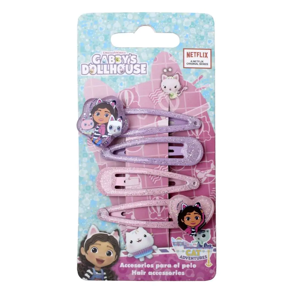 Gabbys Dollshouse set 4 agrafe de păr poza produsului