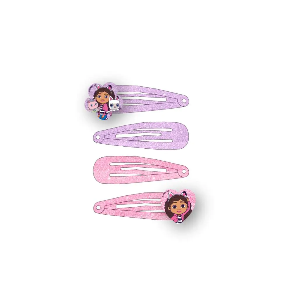 Gabbys Dollshouse set 4 agrafe de păr poza produsului