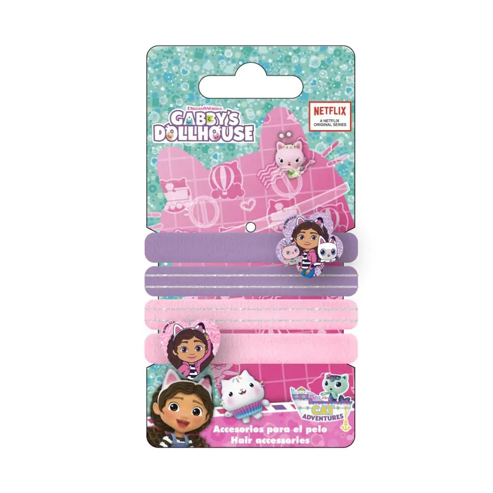 Gabbys Dollshouse set 4 elastice de păr poza produsului