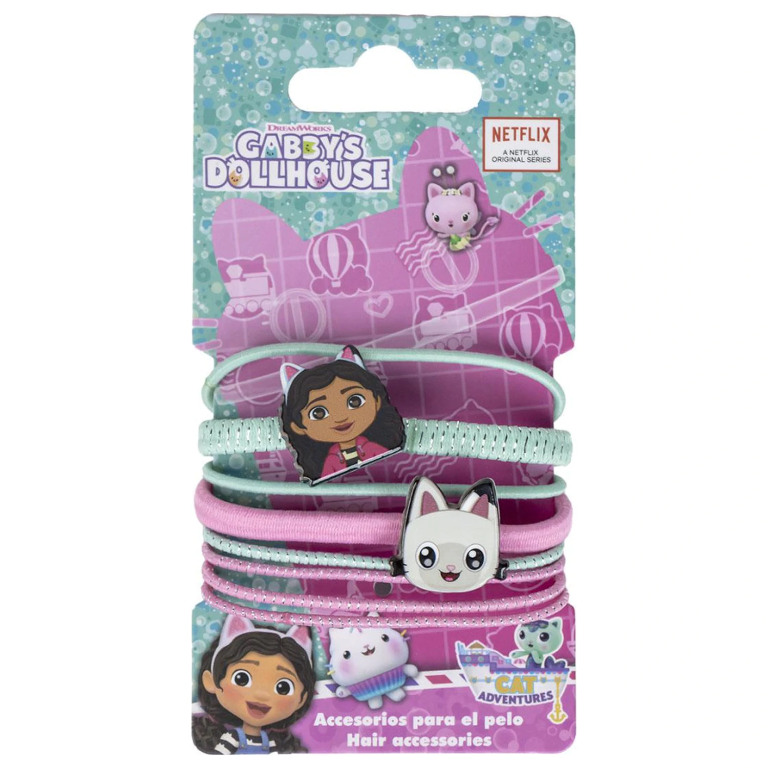 Gabi's Dollhouse Adventures Hair Tie Set 8 buc poza produsului