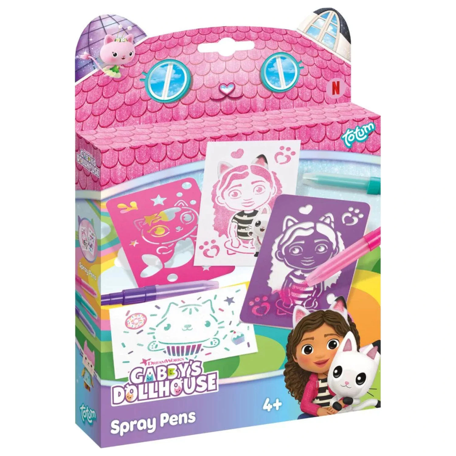 Gabi's Dollhouse Buddies Set Creativ cu pix cu spray poza produsului