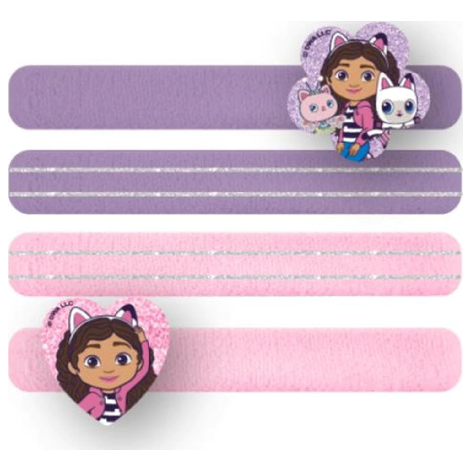 Gabi's Dollhouse Cat Adventures Set 4 buc de Elastice de par poza produsului